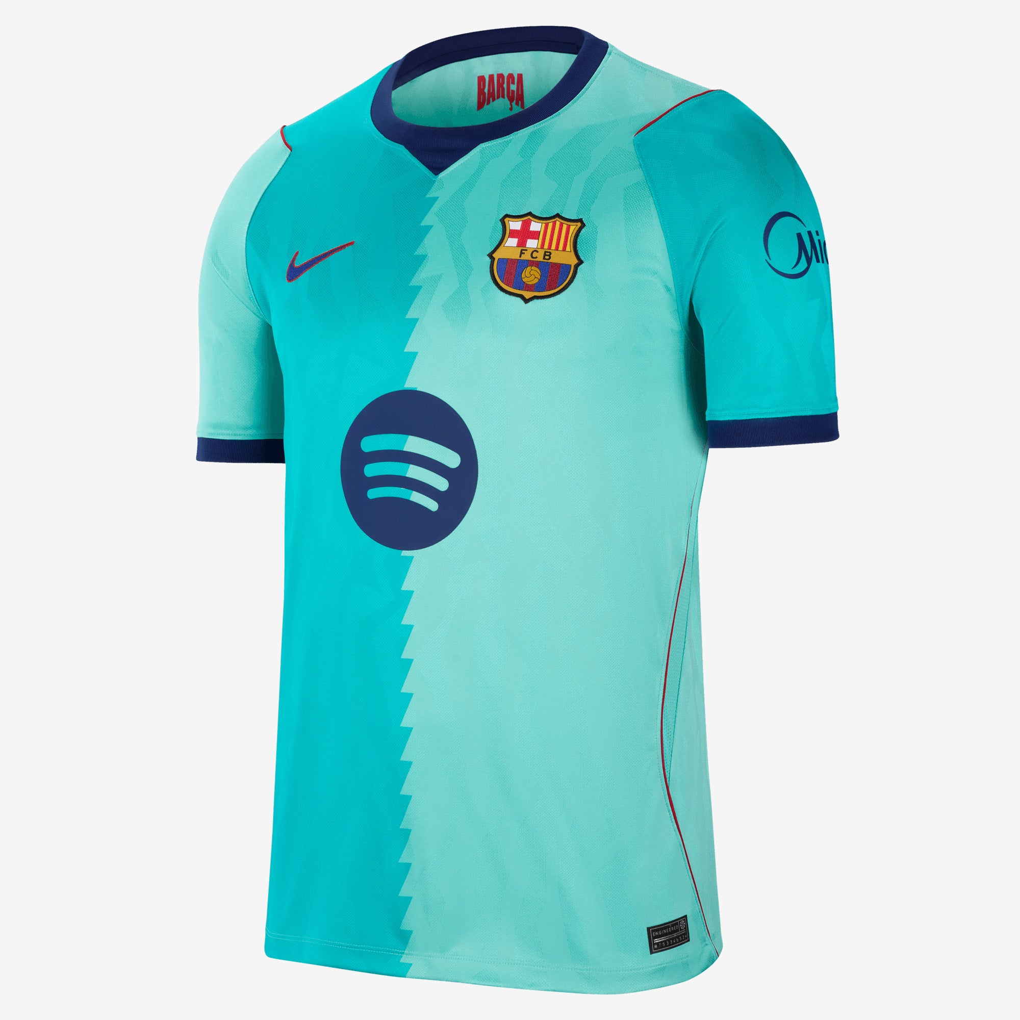Nike FC Barcelona 2026/27 Stadium Third Men's Dri-FIT Soccer Replica Jersey - Green Frost/Green Frost/Loyal Blue