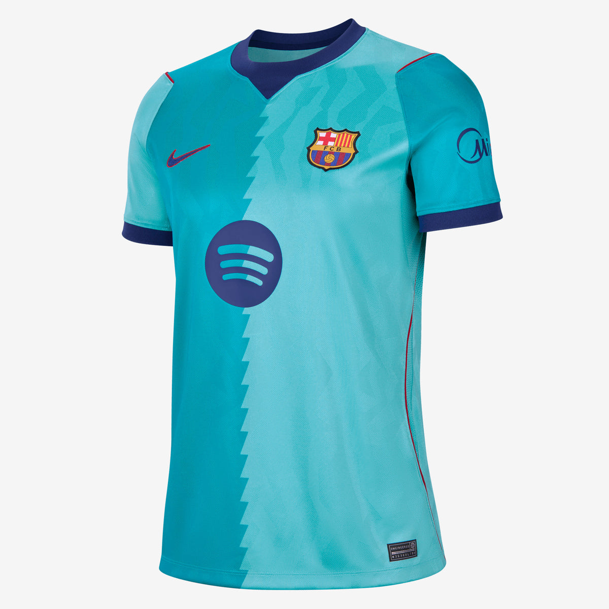 Nike FC Barcelona 2026/27 Stadium Third Women's Dri-FIT Soccer Replica Jersey - Green Frost/Green Frost/Loyal Blue