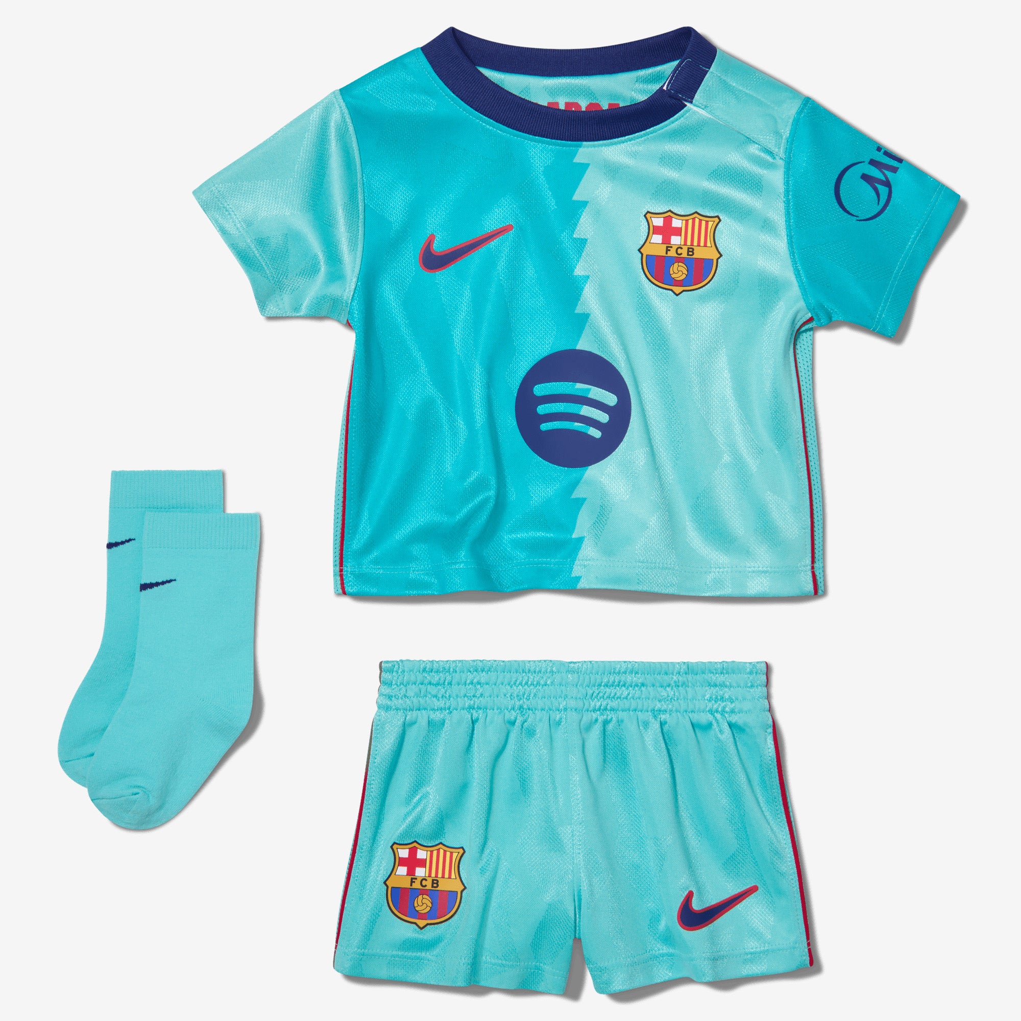 Nike FC Barcelona 2026/27 Stadium Third Baby/Toddler Soccer Replica 3-Piece Kit - Green Frost/Green Frost/Loyal Blue