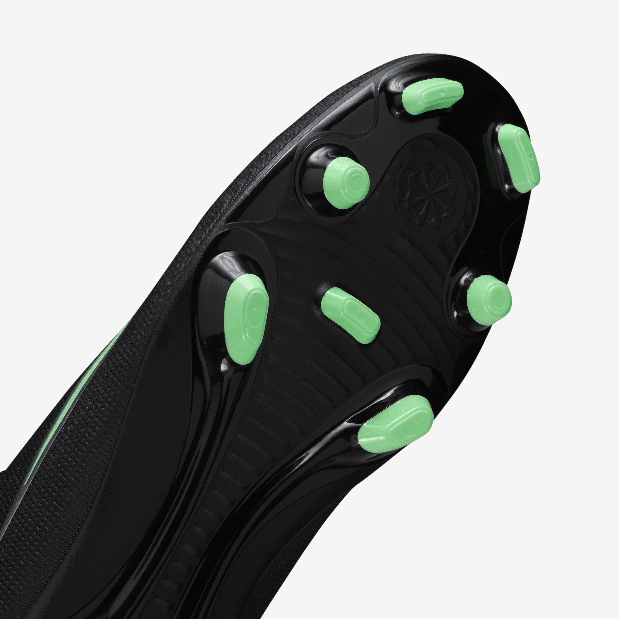 Nike Mercurial Superfly 11 Club Multi-Ground High-Top Soccer Cleats - Black/Illusion Green-Black