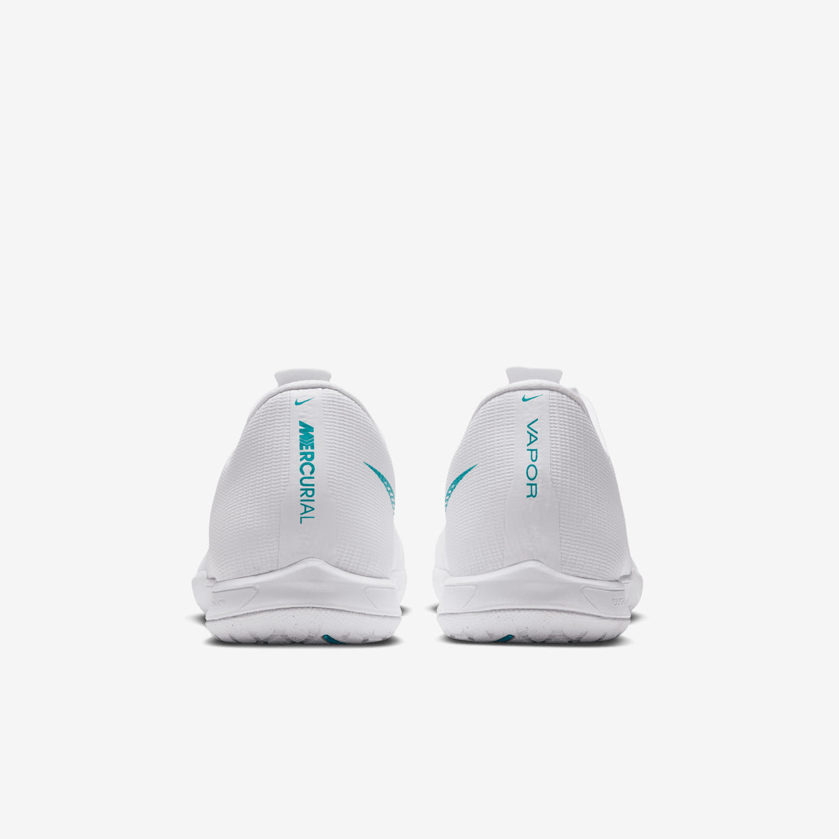 Nike Mercurial Vapor 17 Academy Indoor/Court Low-Top Soccer Shoes - White/Dusty Cactus