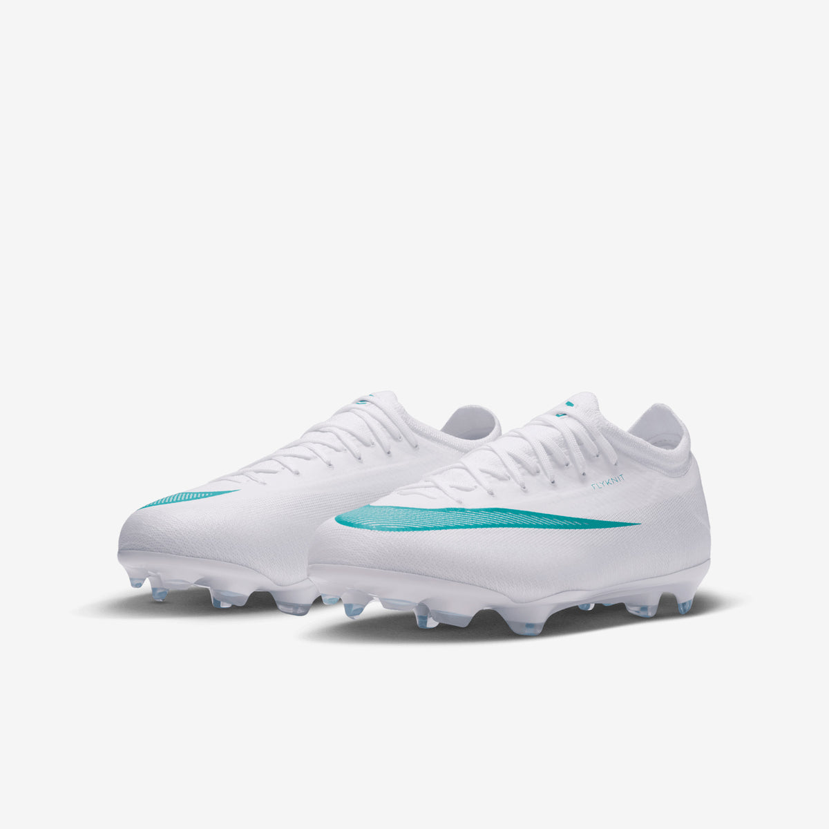 Nike Jr. Mercurial Vapor 17 Pro Big Kids' Firm-Ground Low-Top Soccer Cleats - White/Dusty Cactus
