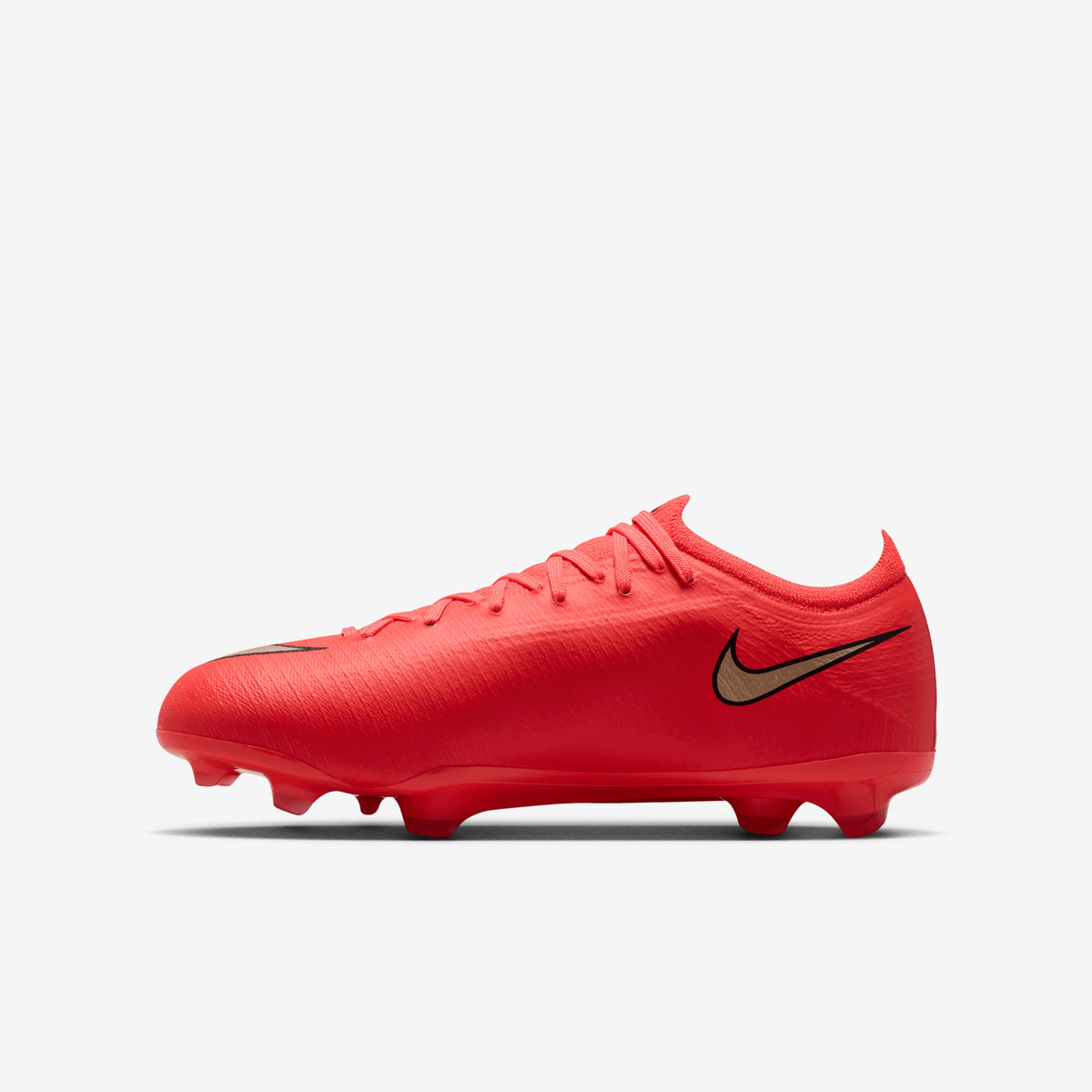 Nike Jr. Mercurial Vapor 17 Pro Big Kids' Firm-Ground Low-Top Soccer Cleats - Bright Crimson/Blur
