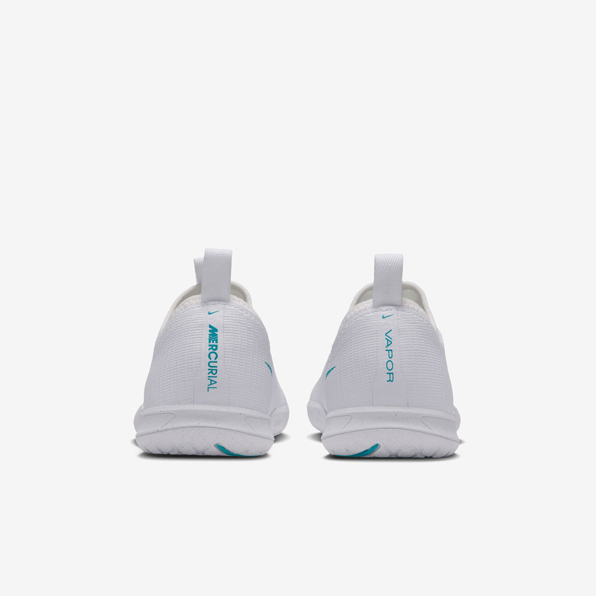 Nike Jr. Mercurial Vapor 17 Academy Big Kids' Indoor/Court Low-Top Soccer Shoes - White/Dusty Cactus