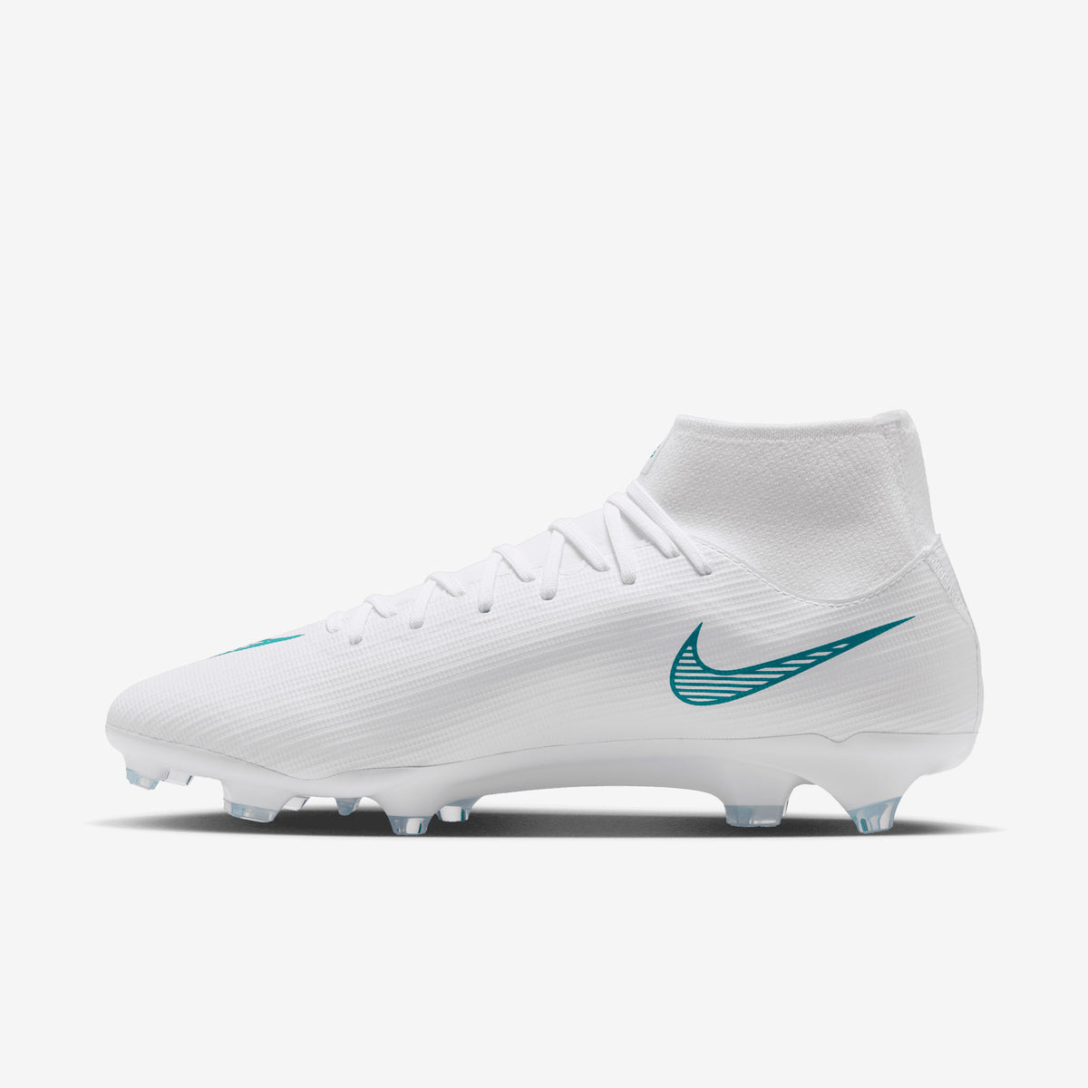 Nike Mercurial Superfly 11 Academy Multi-Ground High-Top Soccer Cleats - White/Dusty Cactus