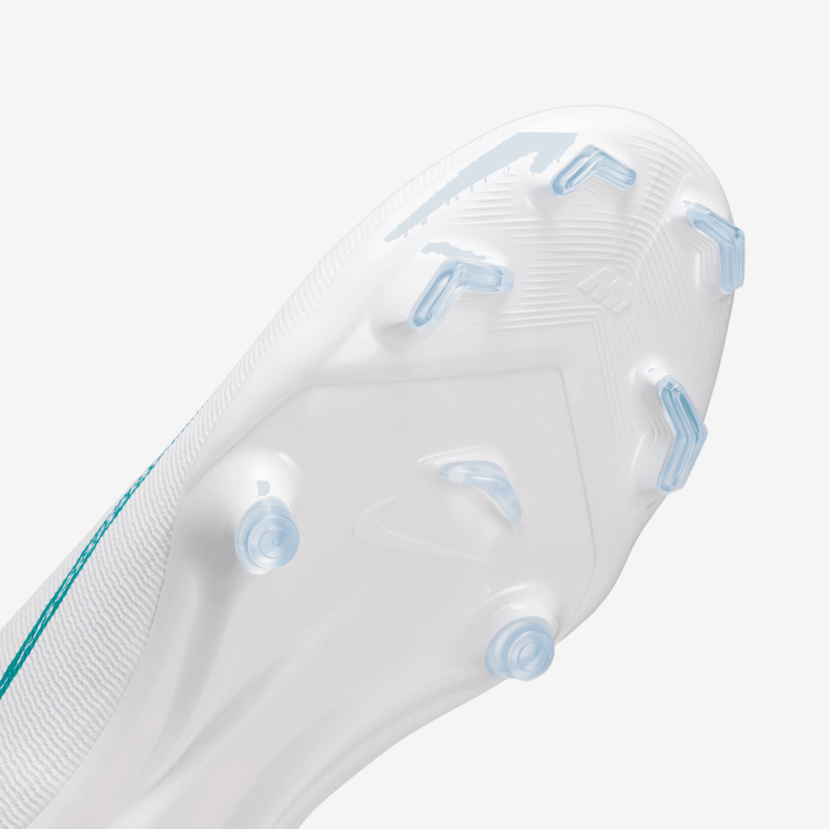 Nike Mercurial Superfly 11 Academy Multi-Ground High-Top Soccer Cleats - White/Dusty Cactus