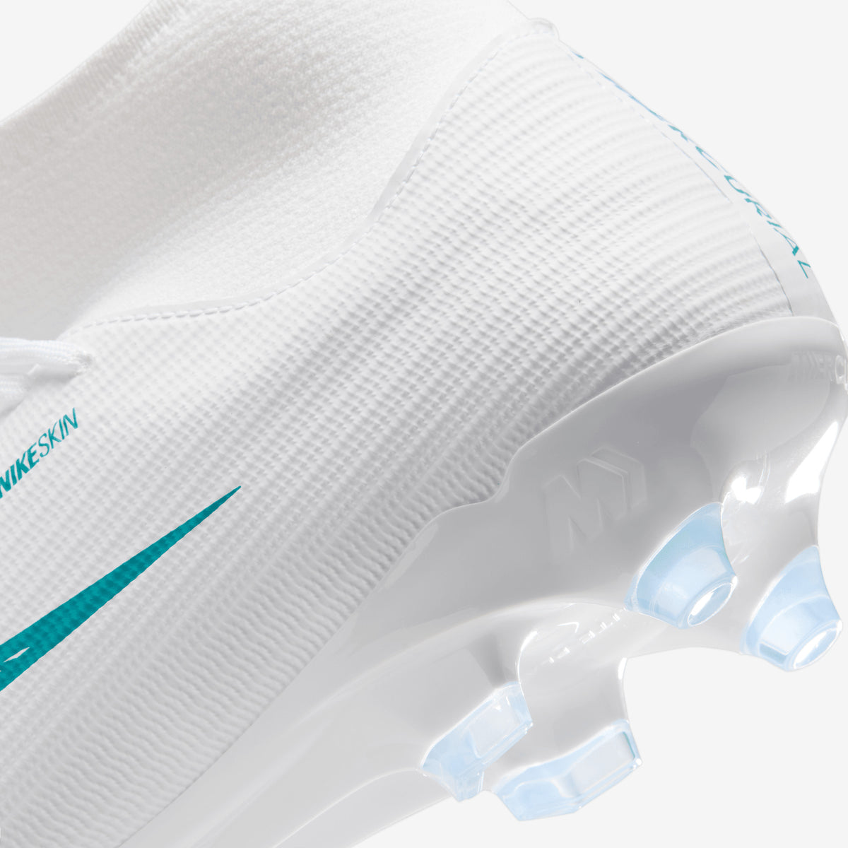 Nike Mercurial Superfly 11 Academy Multi-Ground High-Top Soccer Cleats - White/Dusty Cactus