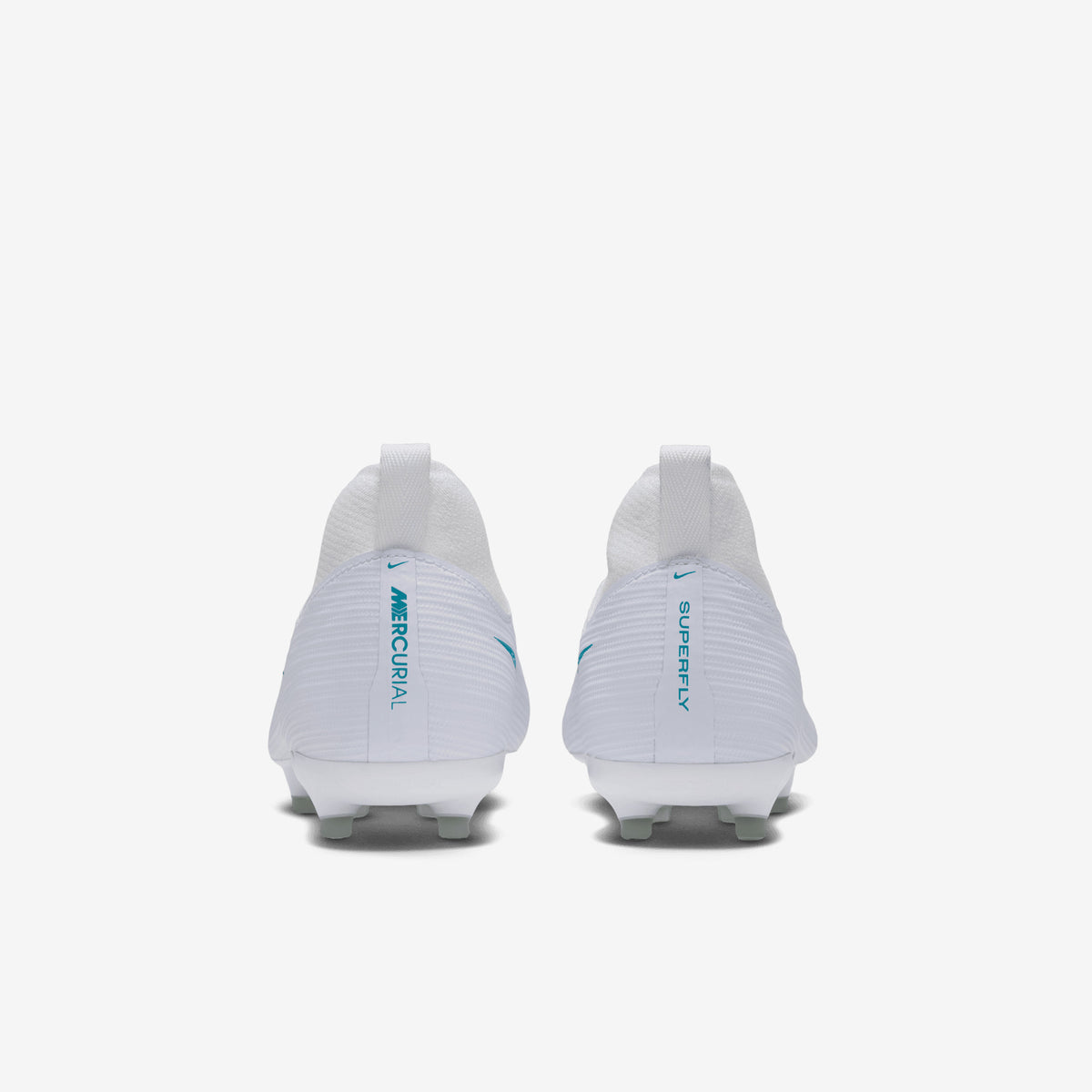 Nike Jr. Mercurial Superfly 11 Academy Big Kids' Multi-Ground High-Top Soccer Cleats - White/Dusty Cactus