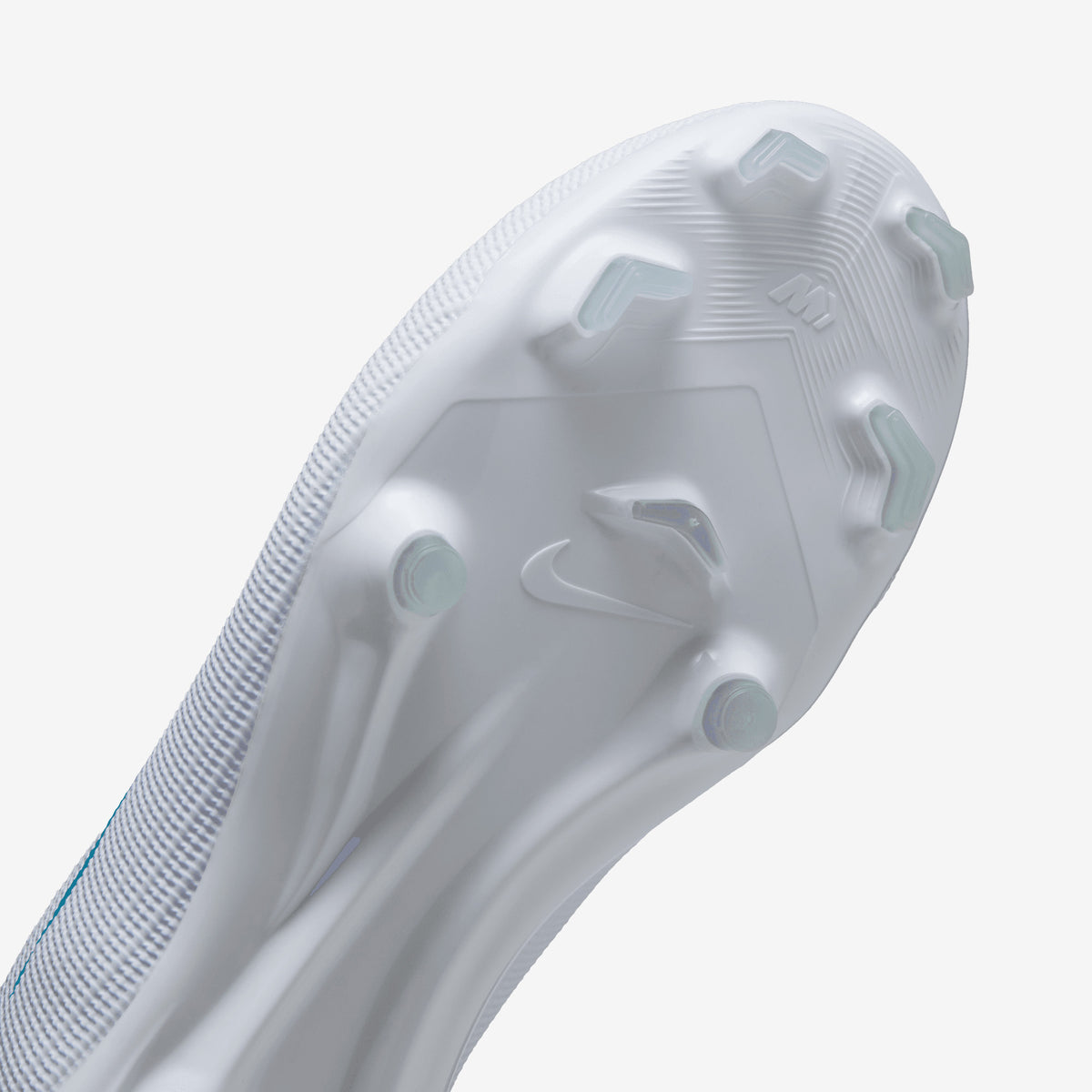 Nike Jr. Mercurial Superfly 11 Academy Big Kids' Multi-Ground High-Top Soccer Cleats - White/Dusty Cactus