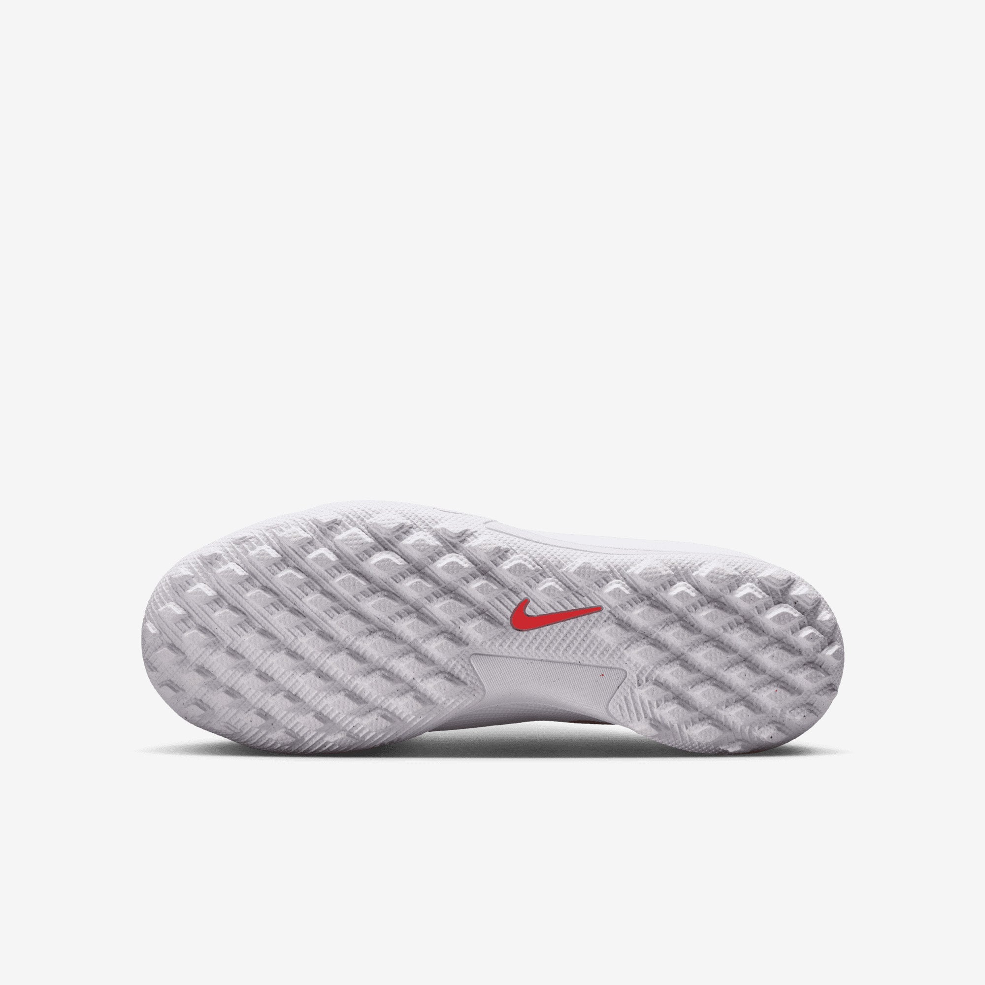 Nike Jr. Mercurial Superfly 11 Academy Big Kids' Turf High-Top Soccer Shoes - White/Blur-Bright Crimson