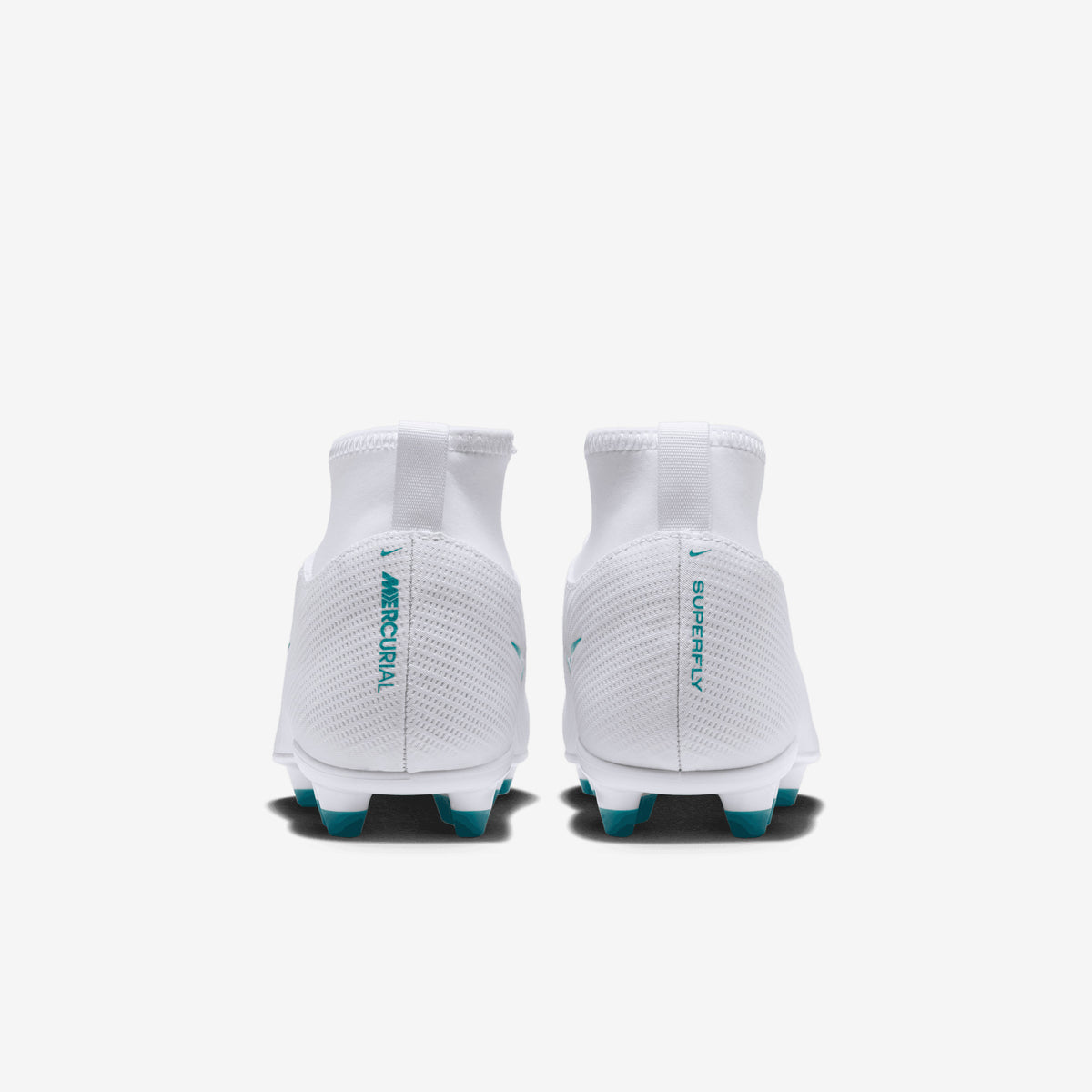 Nike Jr. Mercurial Superfly 11 Club Big Kids' Multi-Ground High-Top Soccer Cleats - White/Dusty Cactus