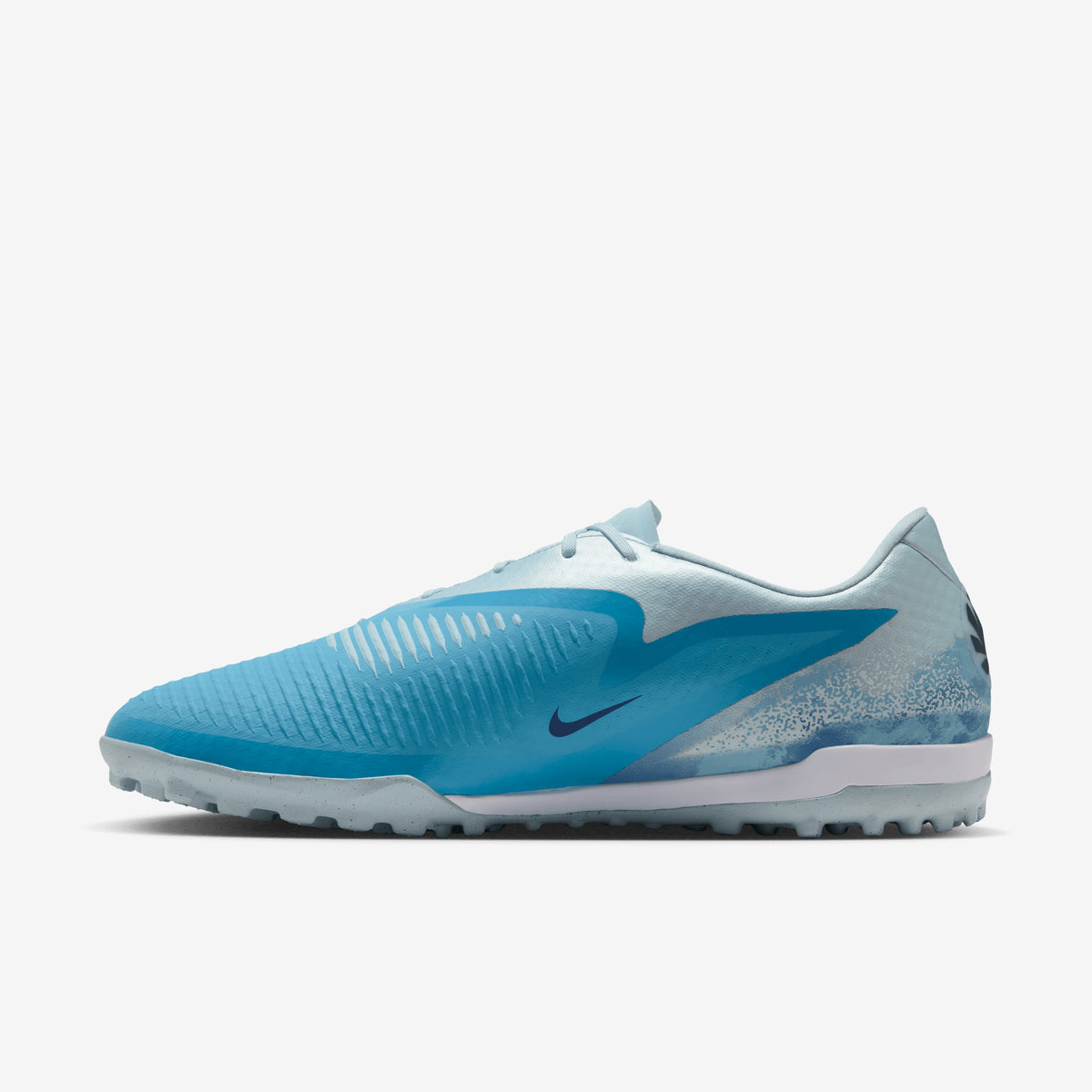 Nike Phantom 6 Low Academy Erling Haaland Turf Soccer Shoes - Baltic Blue/Blue Eclipse-Glacier Blue