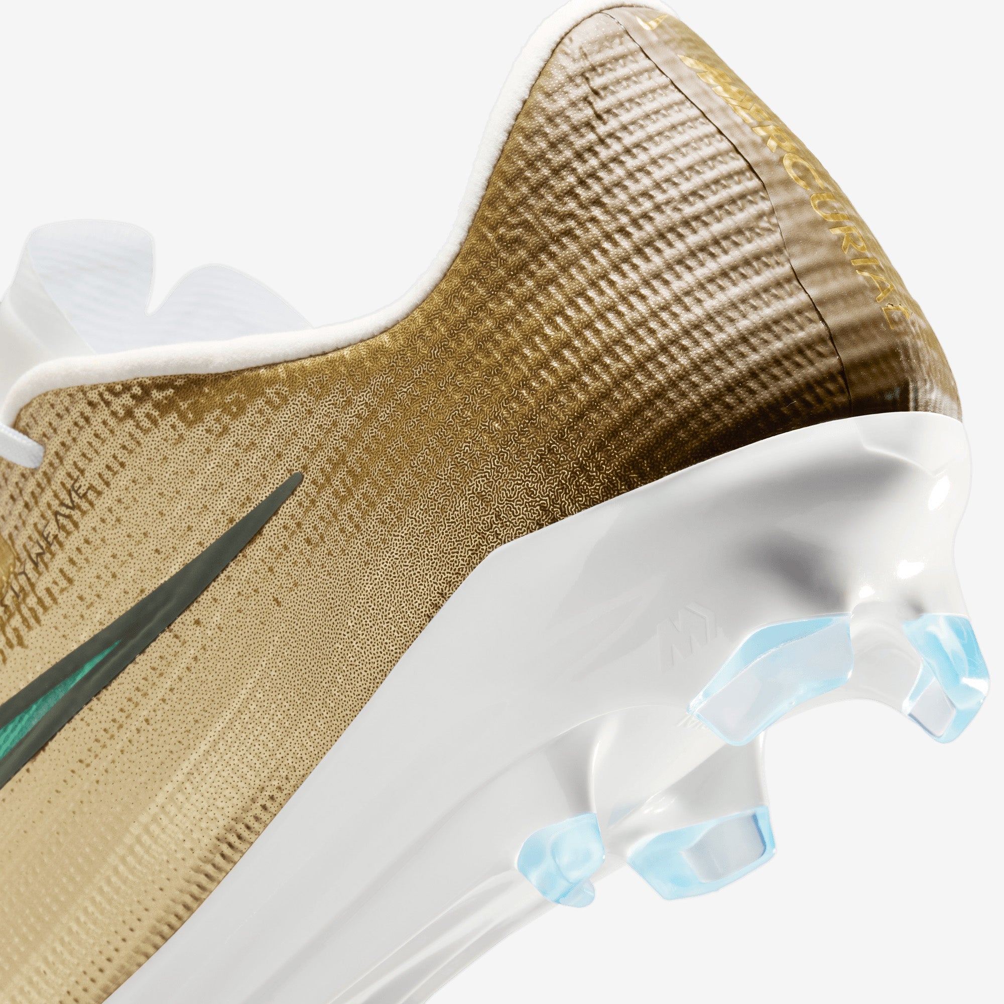 Nike Mercurial Superfly 11 Pro Kylian Mbappé Firm-Ground Low-Top Soccer Cleats - Metallic Gold/Green Glow