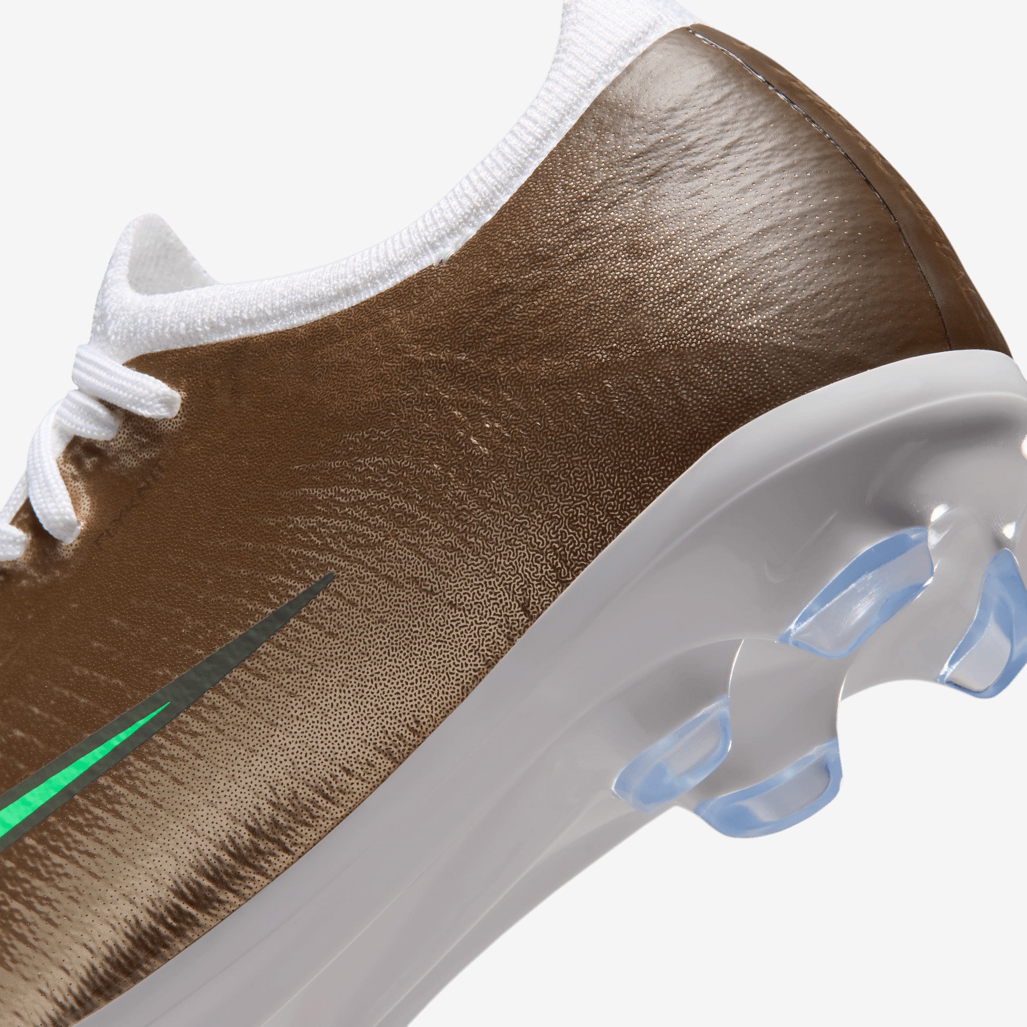Nike Jr. Mercurial Vapor 17 Pro Kylian Mbappé Big Kids' Firm-Ground Low-Top Soccer Cleats - Metallic Gold/Green Glow