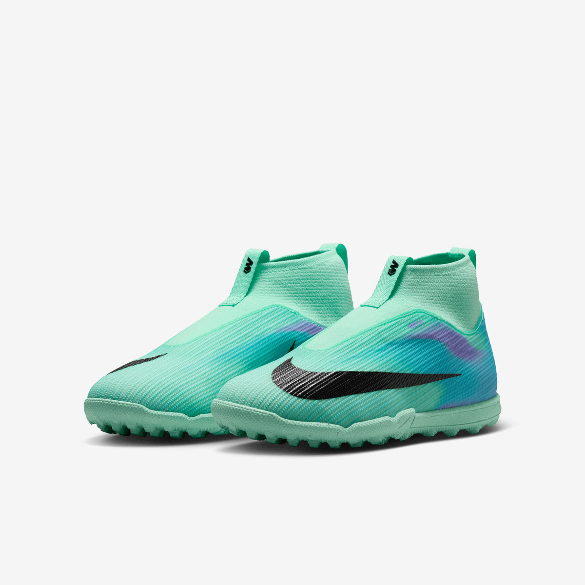 Nike Jr. Mercurial Superfly 11 Academy Sam Kerr Big Kids' Turf High-Top Soccer Shoes - Green Glow/Black
