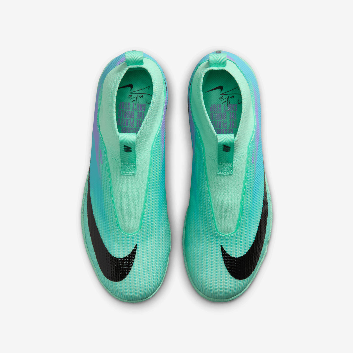 Nike Jr. Mercurial Superfly 11 Academy Sam Kerr Big Kids' Turf High-Top Soccer Shoes - Green Glow/Black