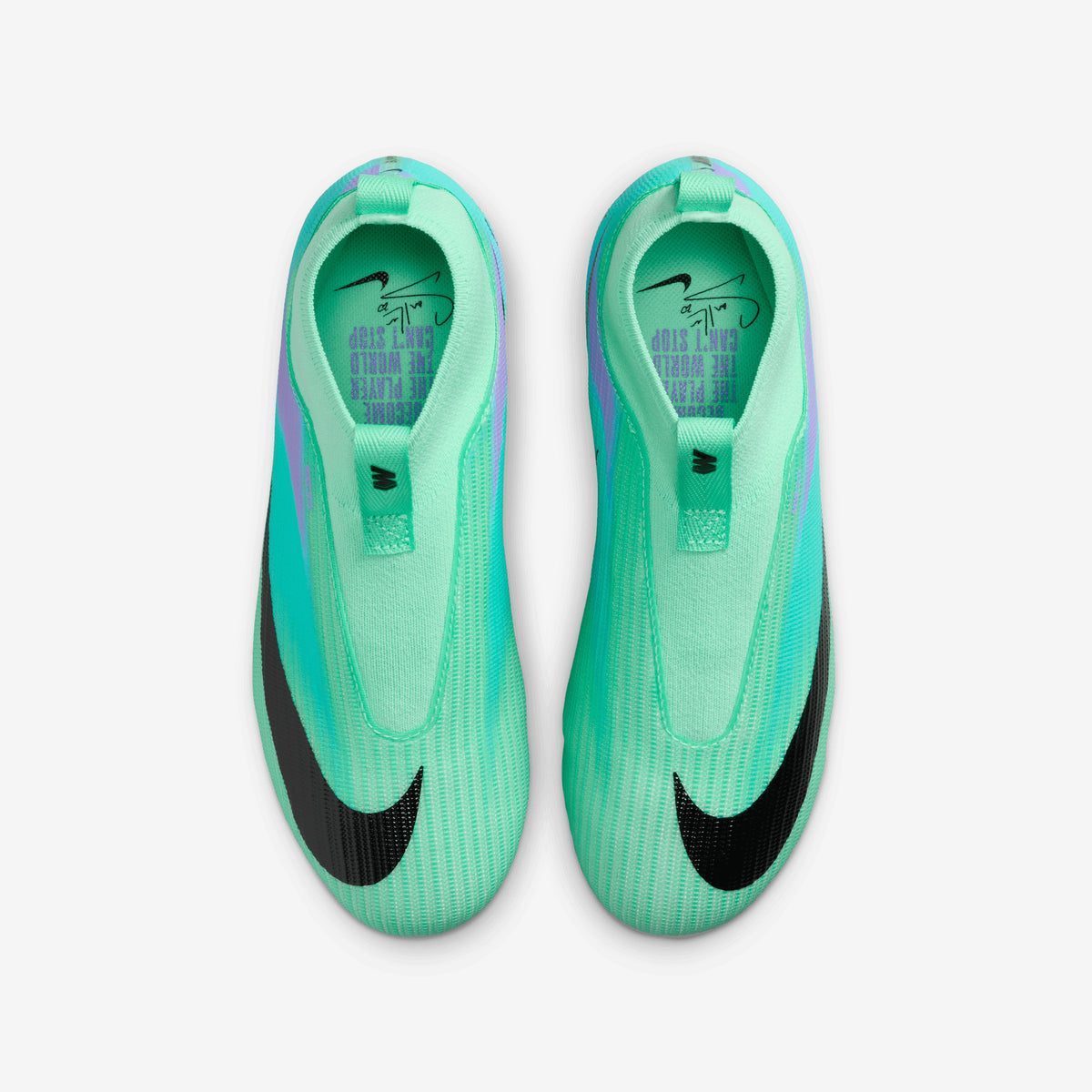 Nike Jr. Mercurial Superfly 11 Academy Sam Kerr Big Kids' Multi-Ground High-Top Soccer Cleats - Green Glow/Black
