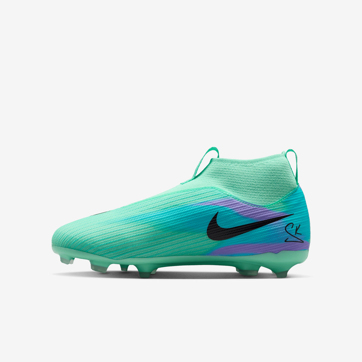 Nike Jr. Mercurial Superfly 11 Academy Sam Kerr Big Kids' Multi-Ground High-Top Soccer Cleats - Green Glow/Black