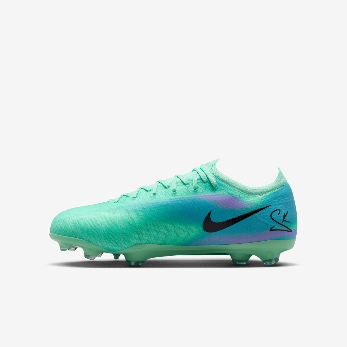 Nike Jr. Mercurial Vapor 17 Pro Sam Kerr Big Kids' Firm-Ground Low-Top Soccer Cleats - Green Glow/Black