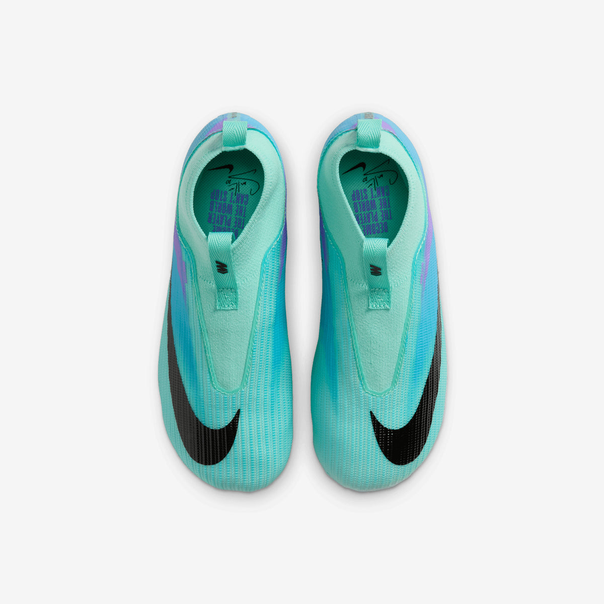 Nike Jr. Mercurial Superfly 11 Academy Sam Kerr Little Kids' Multi-Ground High-Top Soccer Cleats - Green Glow/Black