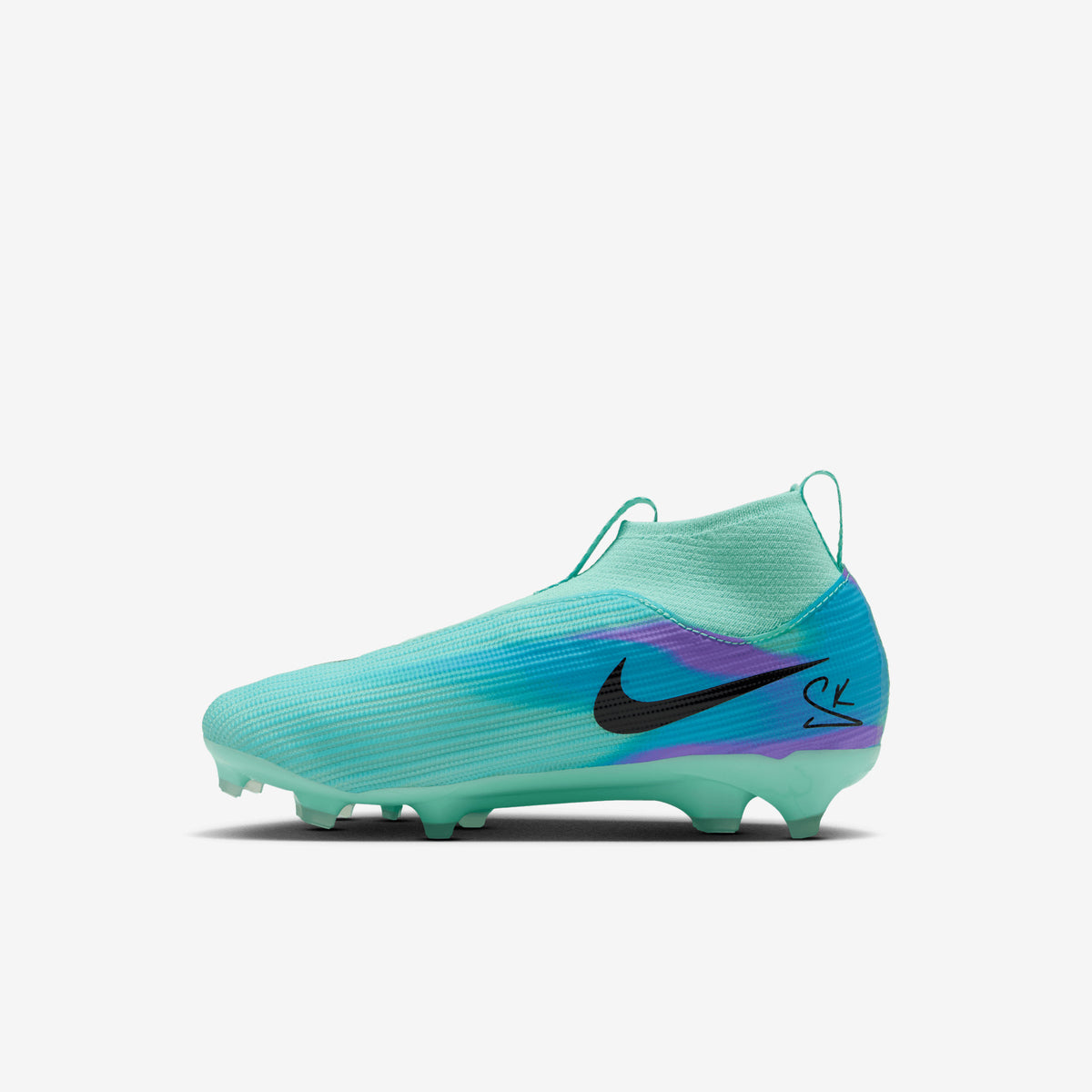 Nike Jr. Mercurial Superfly 11 Academy Sam Kerr Little Kids' Multi-Ground High-Top Soccer Cleats - Green Glow/Black