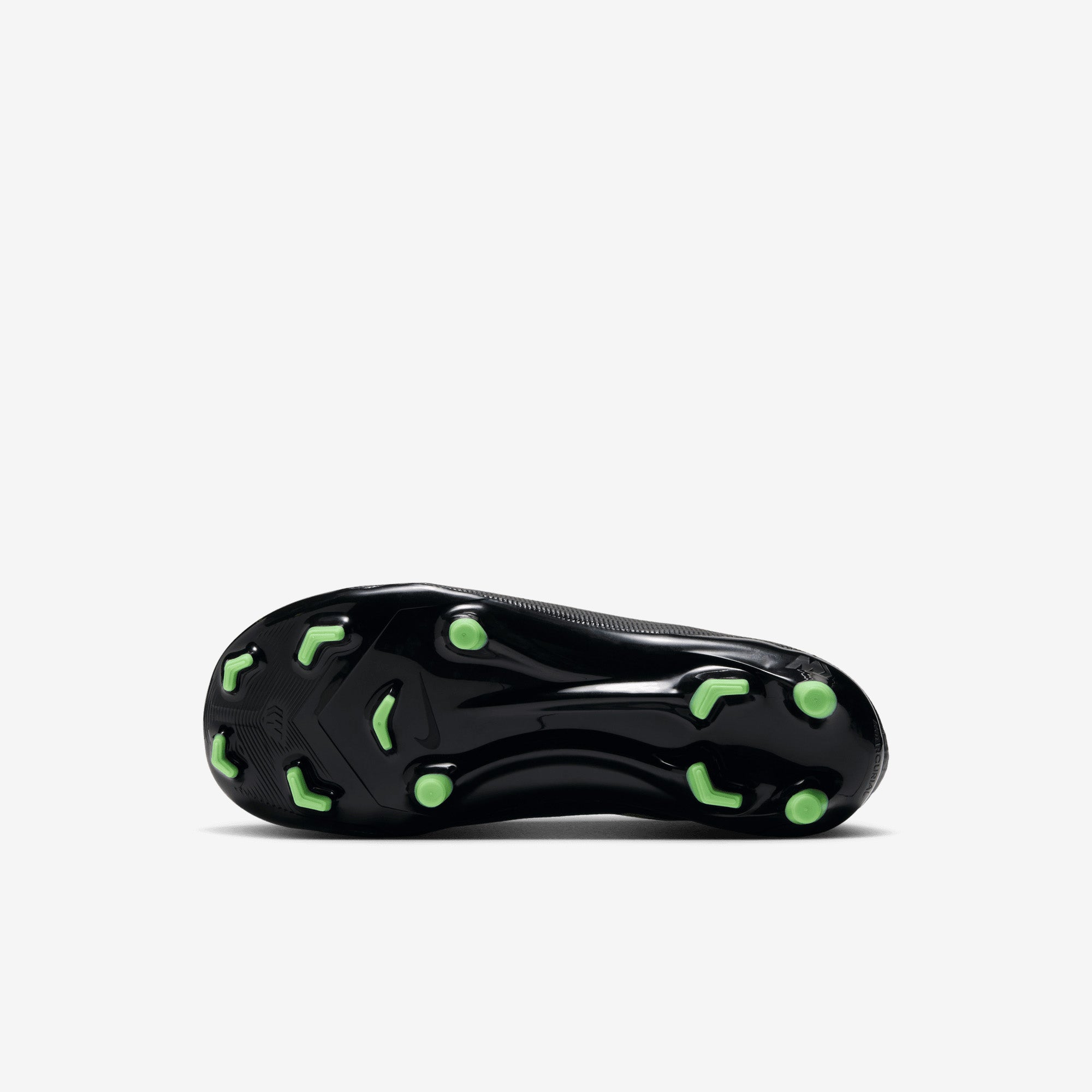 Nike Jr. Mercurial Superfly 11 Academy Little Kids' Multi-Ground High-Top Soccer Cleats - Black/Illusion Green-Black