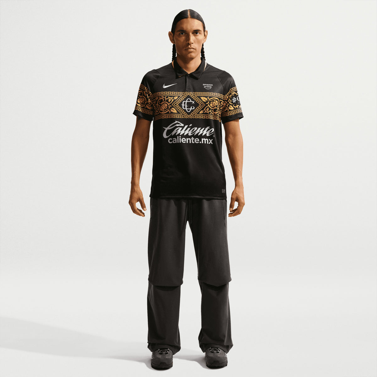 Nike Chivas 2026/27 Stadium Third Men's Dri-FIT Soccer Replica Jersey - Black/Truly Gold/Flt Silver/Flt Silver