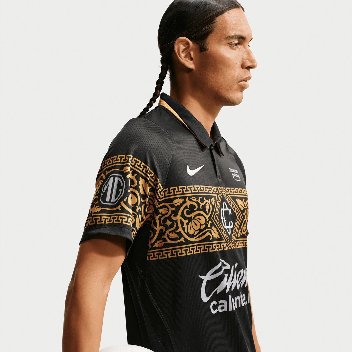 Nike Chivas 2026/27 Stadium Third Men's Dri-FIT Soccer Replica Jersey - Black/Truly Gold/Flt Silver/Flt Silver