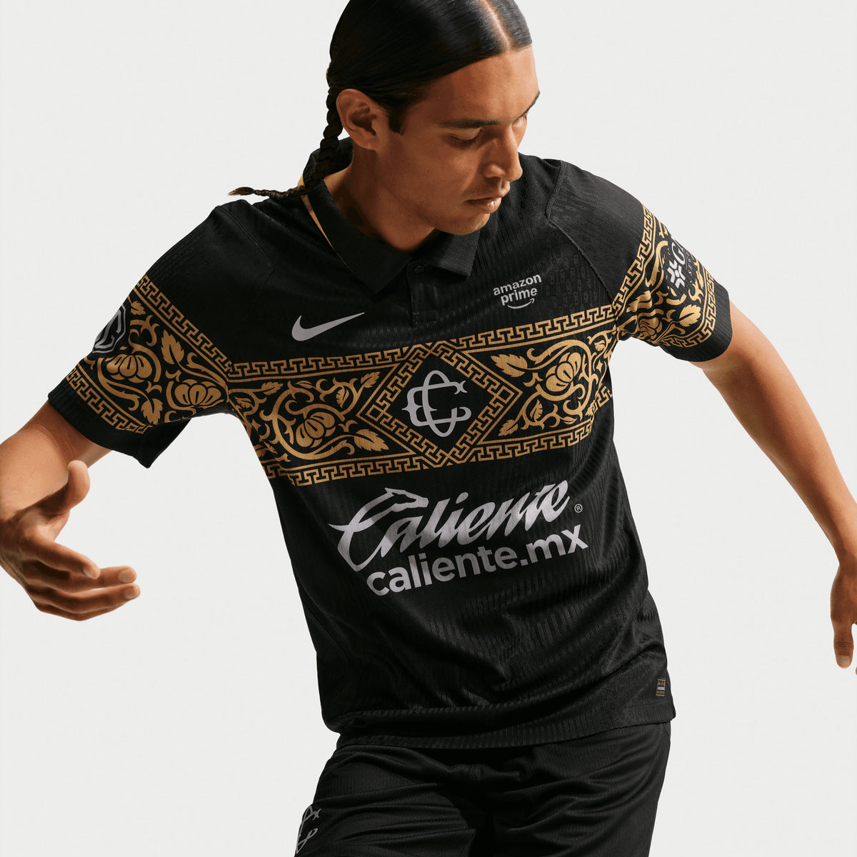 Nike Chivas 2026/27 Match Third Men's Aero-FIT Soccer Authentic Jersey - Black/Truly Gold/Flt Silver/Flt Silver