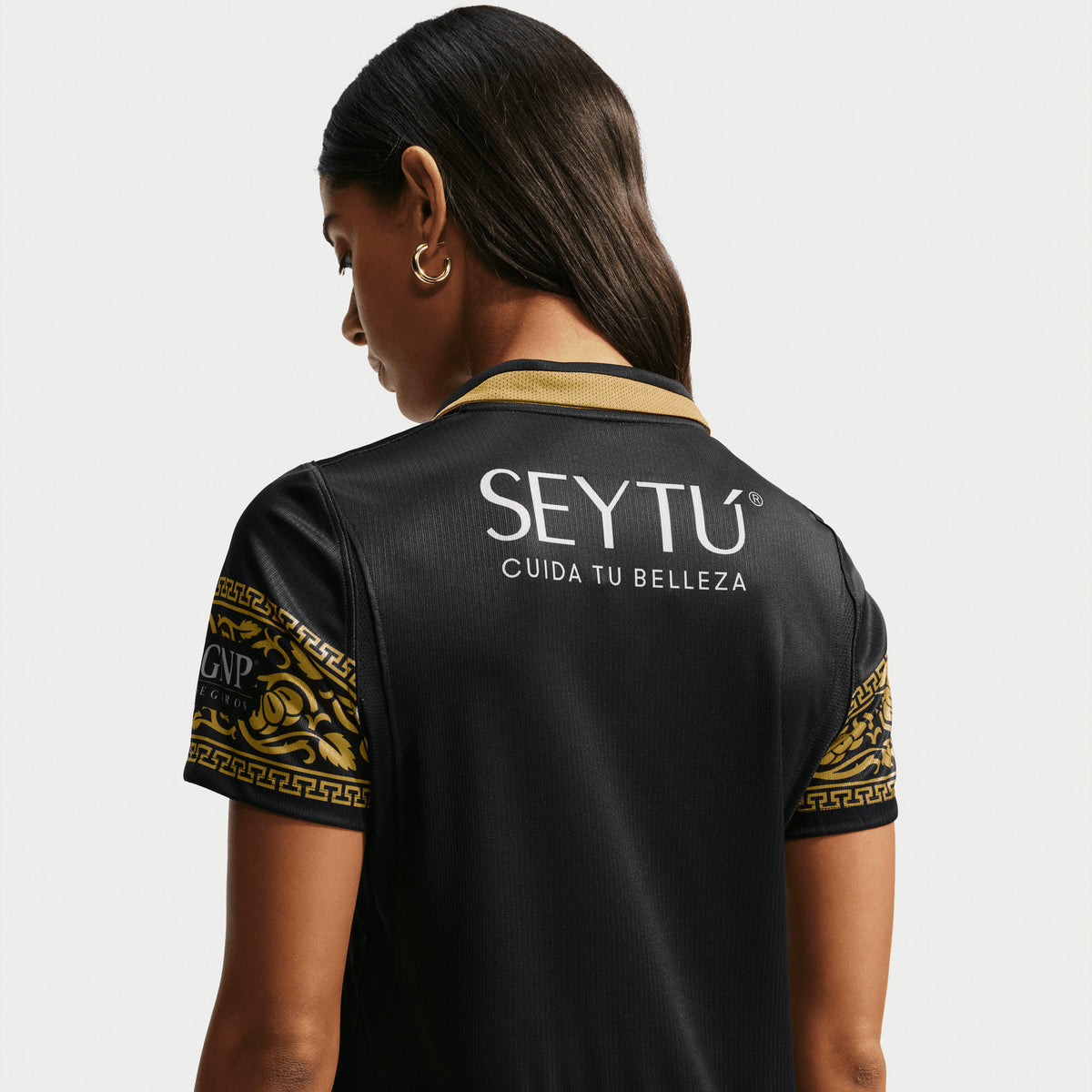 Nike Chivas 2026/27 Stadium Third Women's Dri-FIT Soccer Replica Jersey - Black/Truly Gold/Flt Silver/Flt Silver
