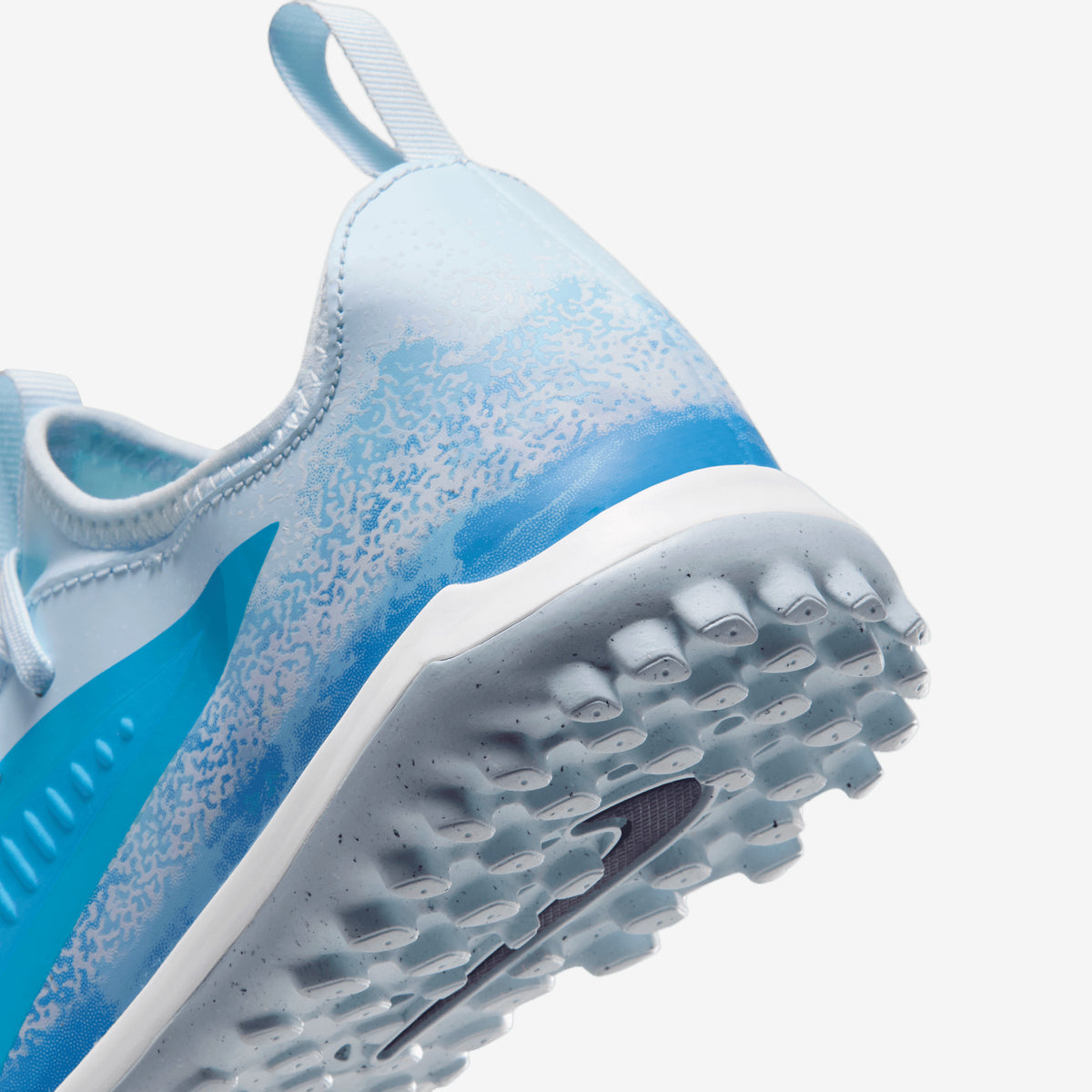 Nike Jr. Phantom 6 Low Academy Erling Haaland Big Kids' Turf Soccer Shoes - Baltic Blue/Blue Eclipse-Glacier Blue