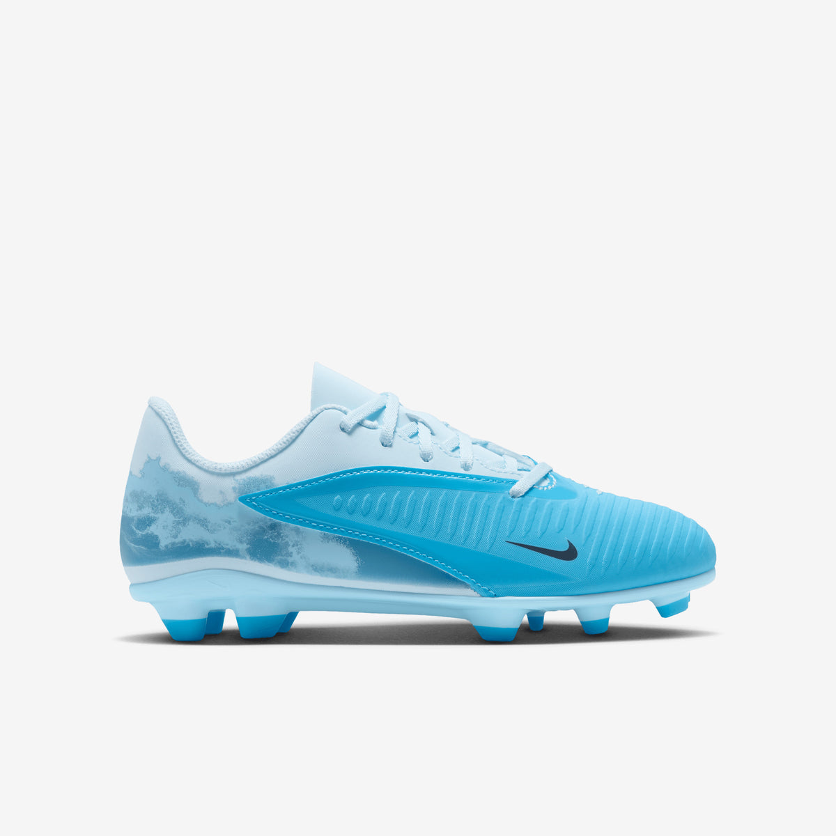 Nike Jr. Phantom 6 Low Club Erling Haaland Big Kids' Multi-Ground Soccer Cleats - Baltic Blue/Blue Eclipse-Glacier Blue