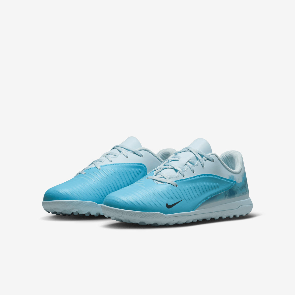 Nike Jr. Phantom 6 Low Club Erling Haaland Big Kids' Turf Soccer Shoes - Baltic Blue/Blue Eclipse-Glacier Blue