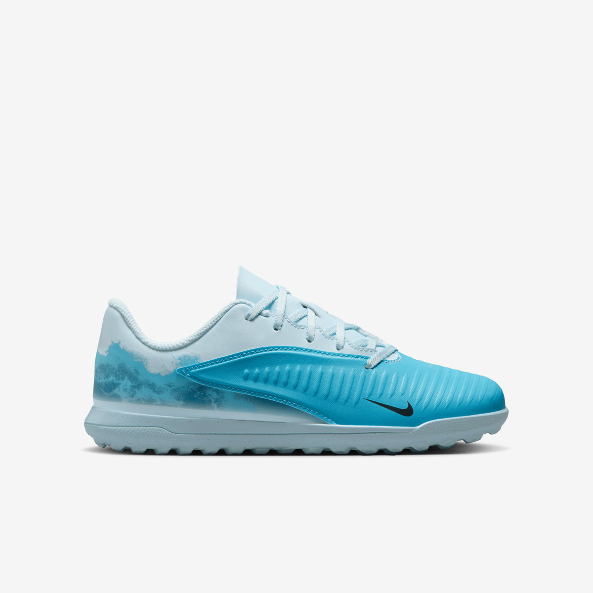 Nike Jr. Phantom 6 Low Club Erling Haaland Big Kids' Turf Soccer Shoes - Baltic Blue/Blue Eclipse-Glacier Blue