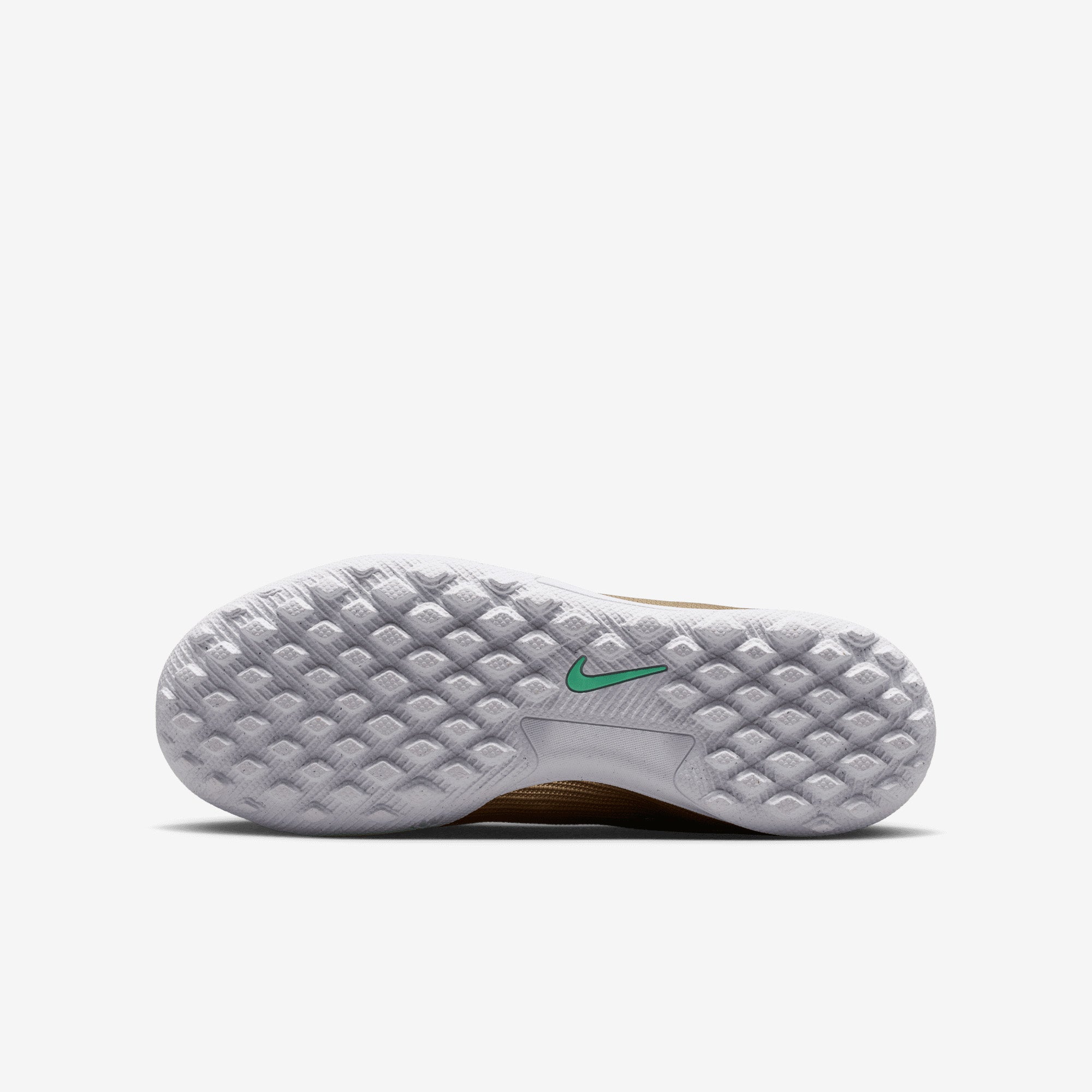 Nike Jr. Mercurial Superfly 11 Academy Kylian Mbappé Big Kids' Turf High-Top Soccer Shoes - Metallic Gold/Green Glow