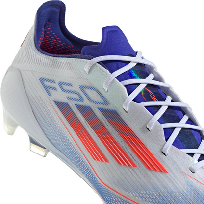 Adidas F50 Elite Firm Ground White Cleats