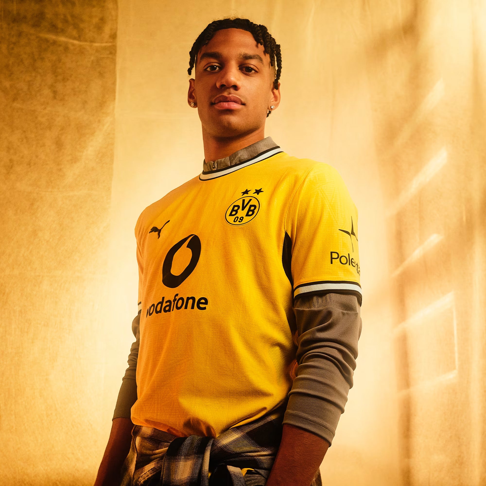 PUMA Borussia Dortmund (BVB) 2026/27 Stadium Home Men's Soccer Jersey - Faster Yellow-PUMA Black