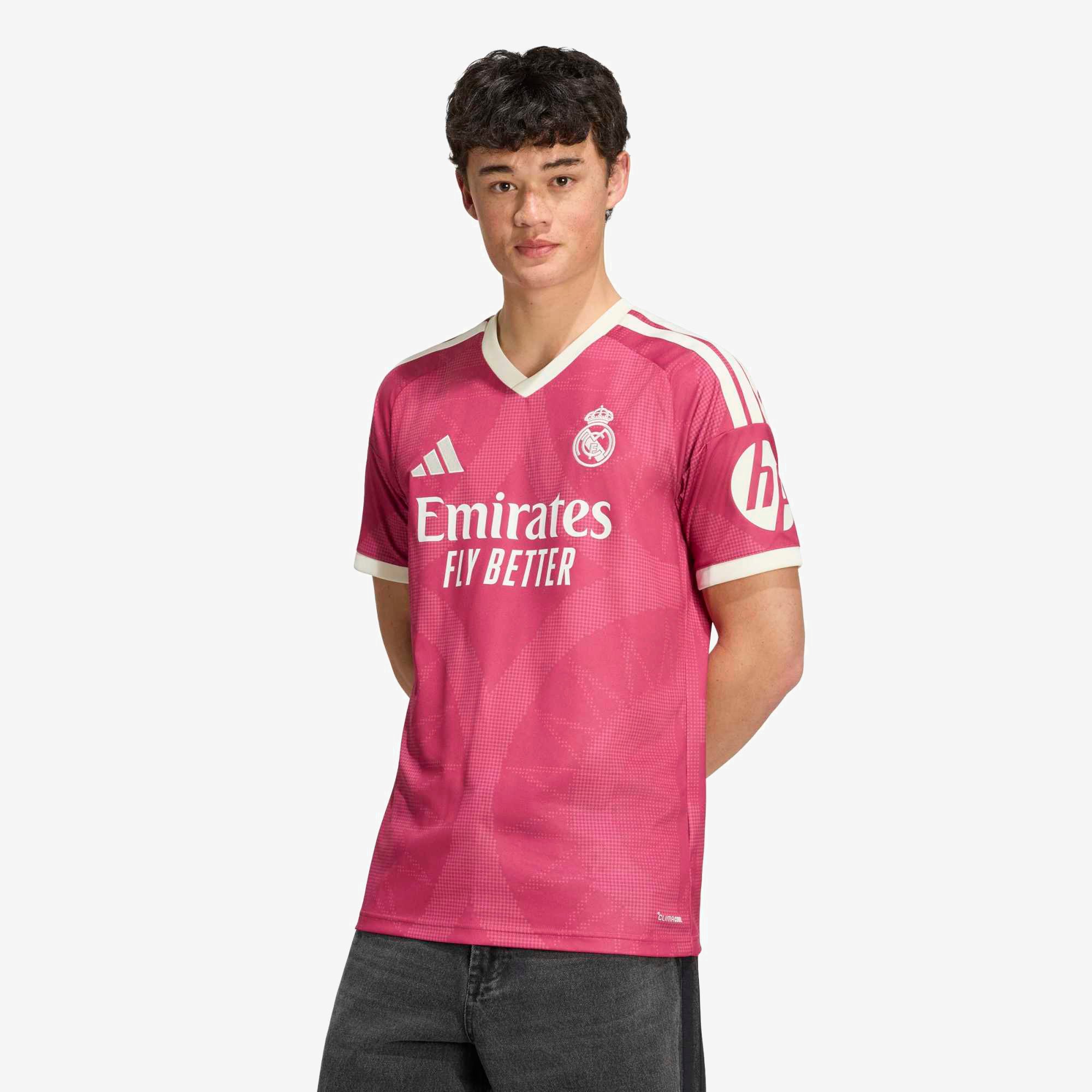 adidas Real Madrid 2026/27 Stadium Third Men's Soccer Jersey - Wild Pink