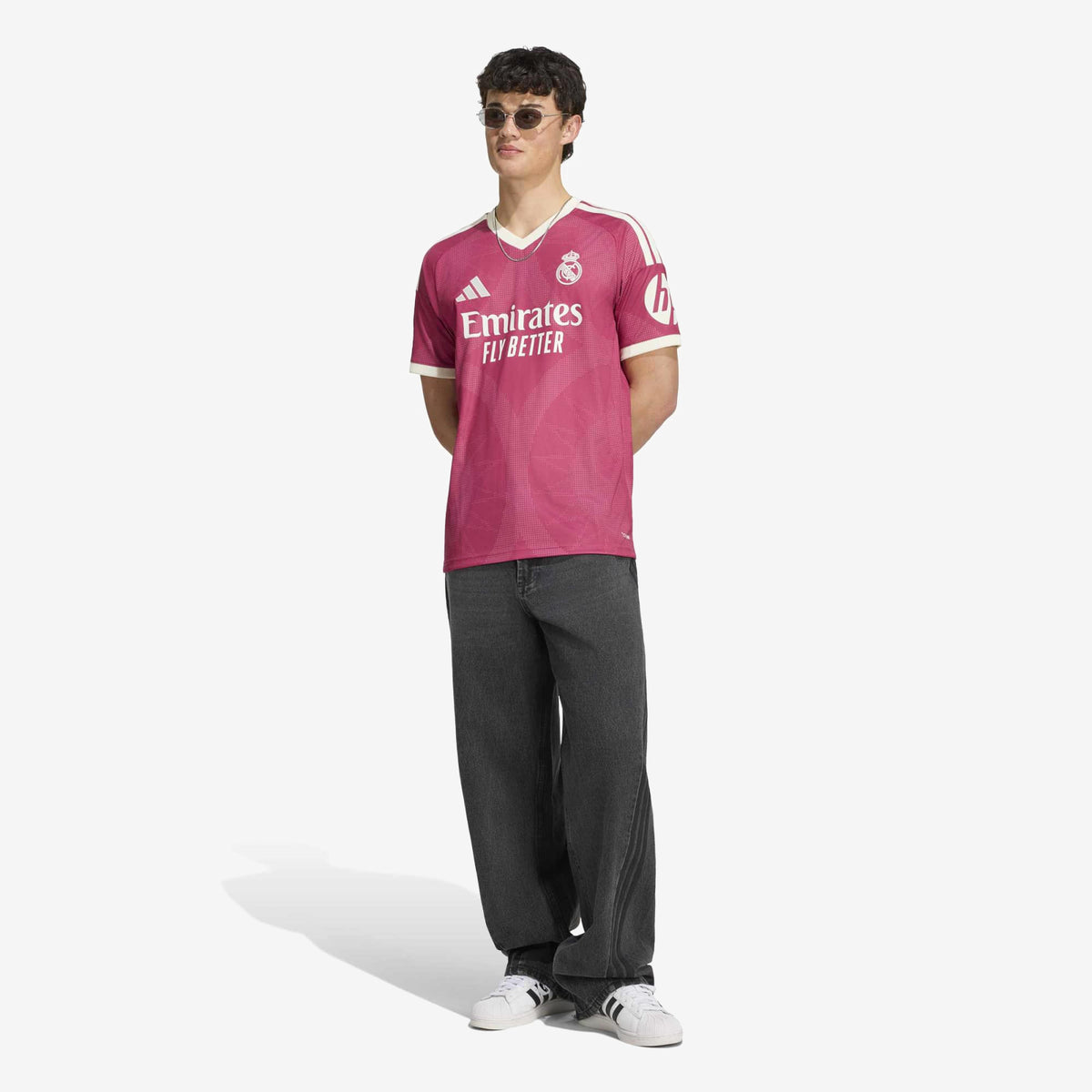 adidas Real Madrid 2026/27 Stadium Third Men's Soccer Jersey - Wild Pink
