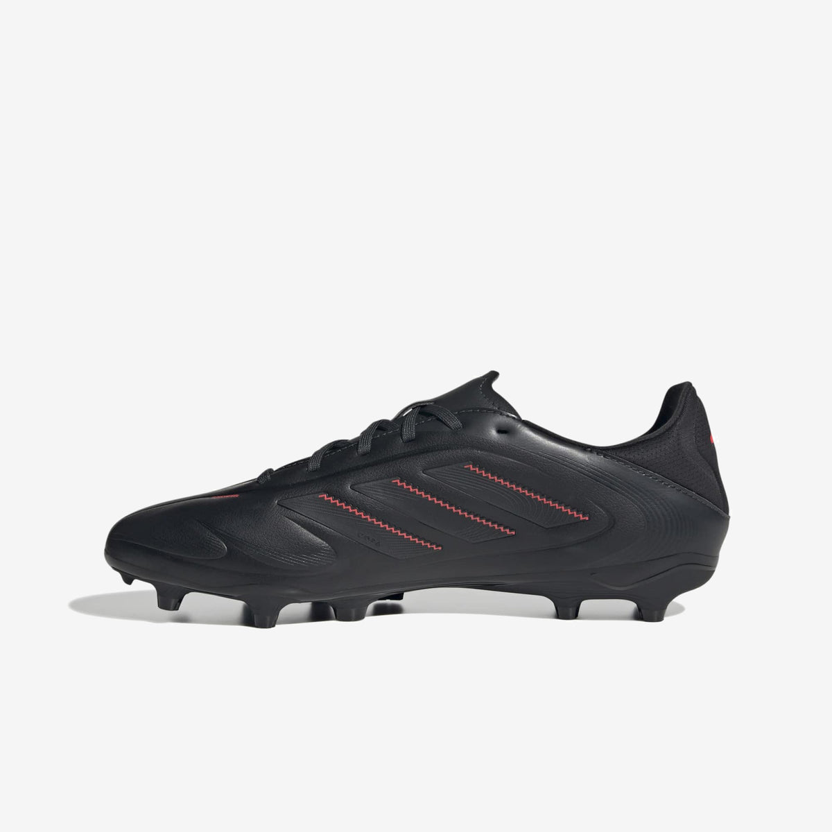 adidas Copa Pure 3 League Firm/Multi-Ground Low-Top Soccer Cleats - Core Black / Carbon / Lucid Red