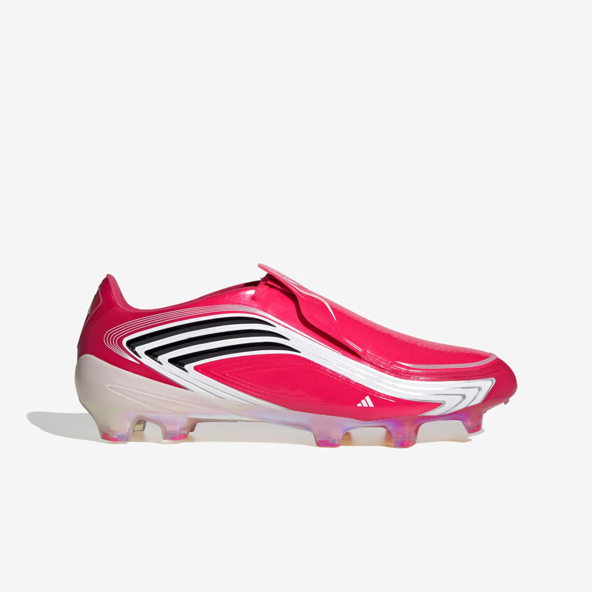 adidas F50 Messi Elite Firm-Ground Low-Top Soccer Cleats - Lucid Red / Core Black / Pure Ruby