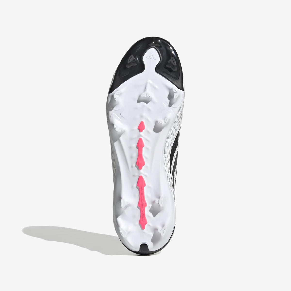 adidas Jr. Predator League Laceless Big Kids' Firm-Ground Low-Top Soccer Cleats - Cloud White / Solar Turbo / Core Black