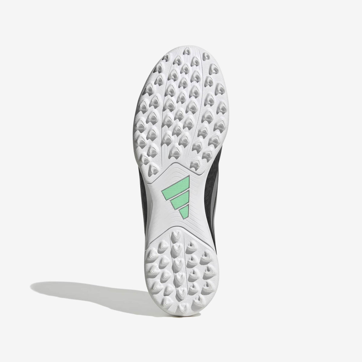 adidas Predator Club Fold-Over Tongue Firm-Ground Low-Top Soccer Cleats - Core Black / Silver Met. / Pulse Mint