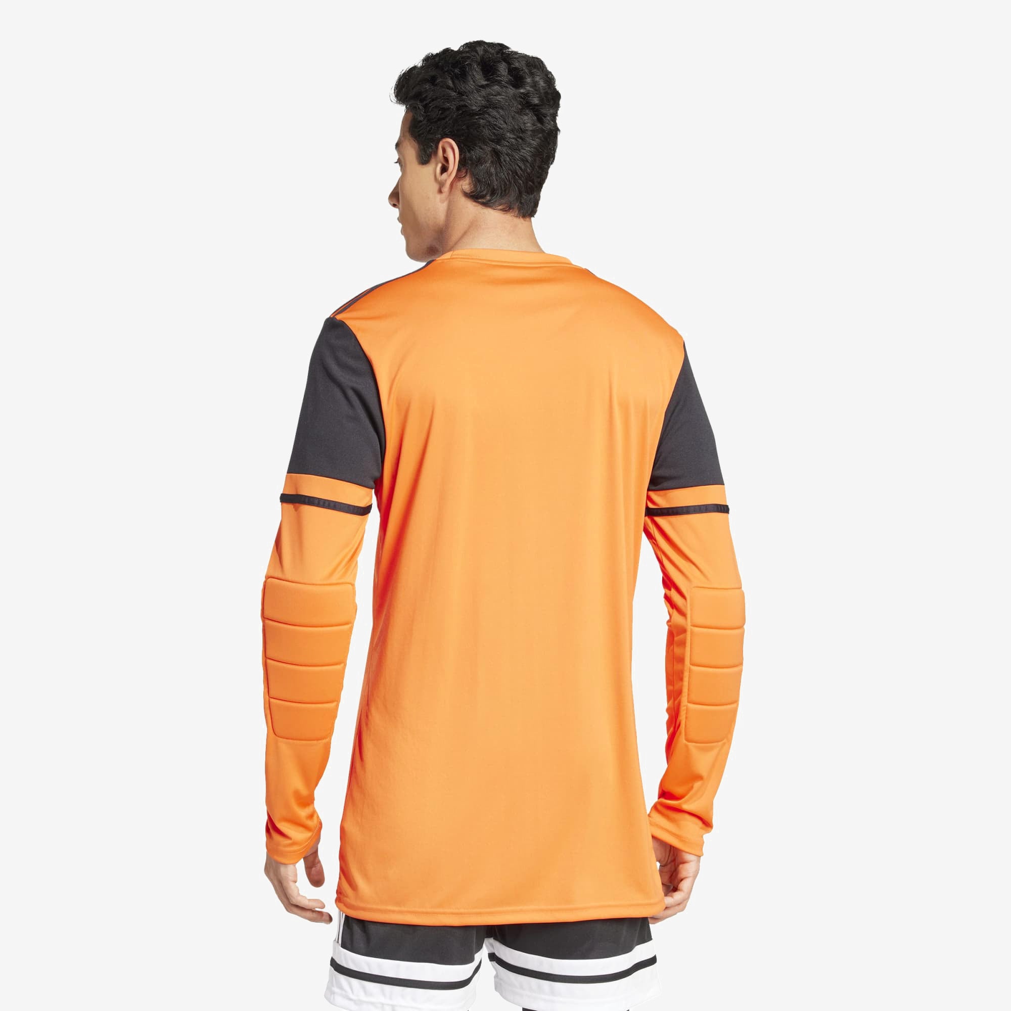 adidas Squadra 25 Men's Long-Sleeve Soccer Goalkeeper Jersey - Semi Impact Orange / Black