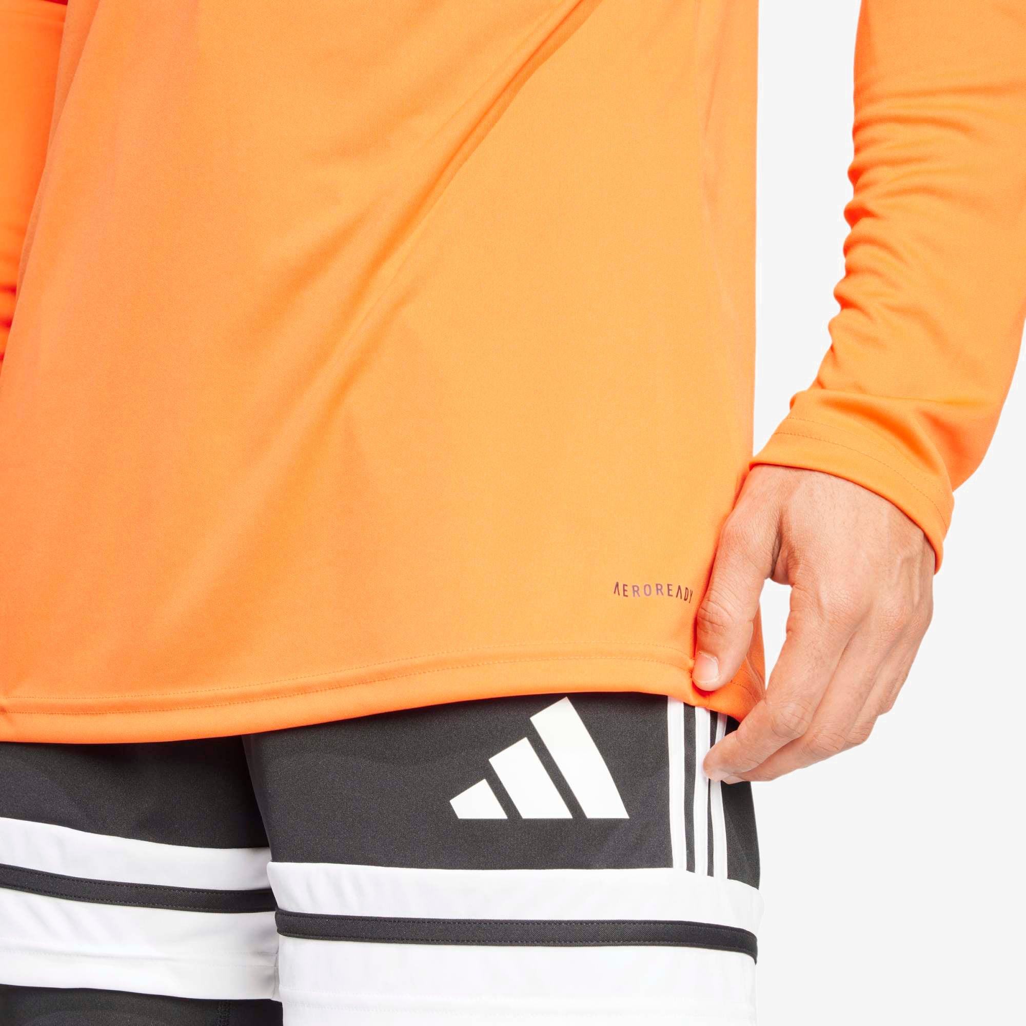 adidas Squadra 25 Men's Long-Sleeve Soccer Goalkeeper Jersey - Semi Impact Orange / Black