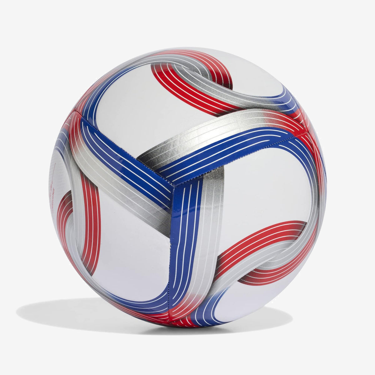 adidas Major League Soccer 26 Training Soccer Ball - White / Team Royal Blue / Red / Silver Met.