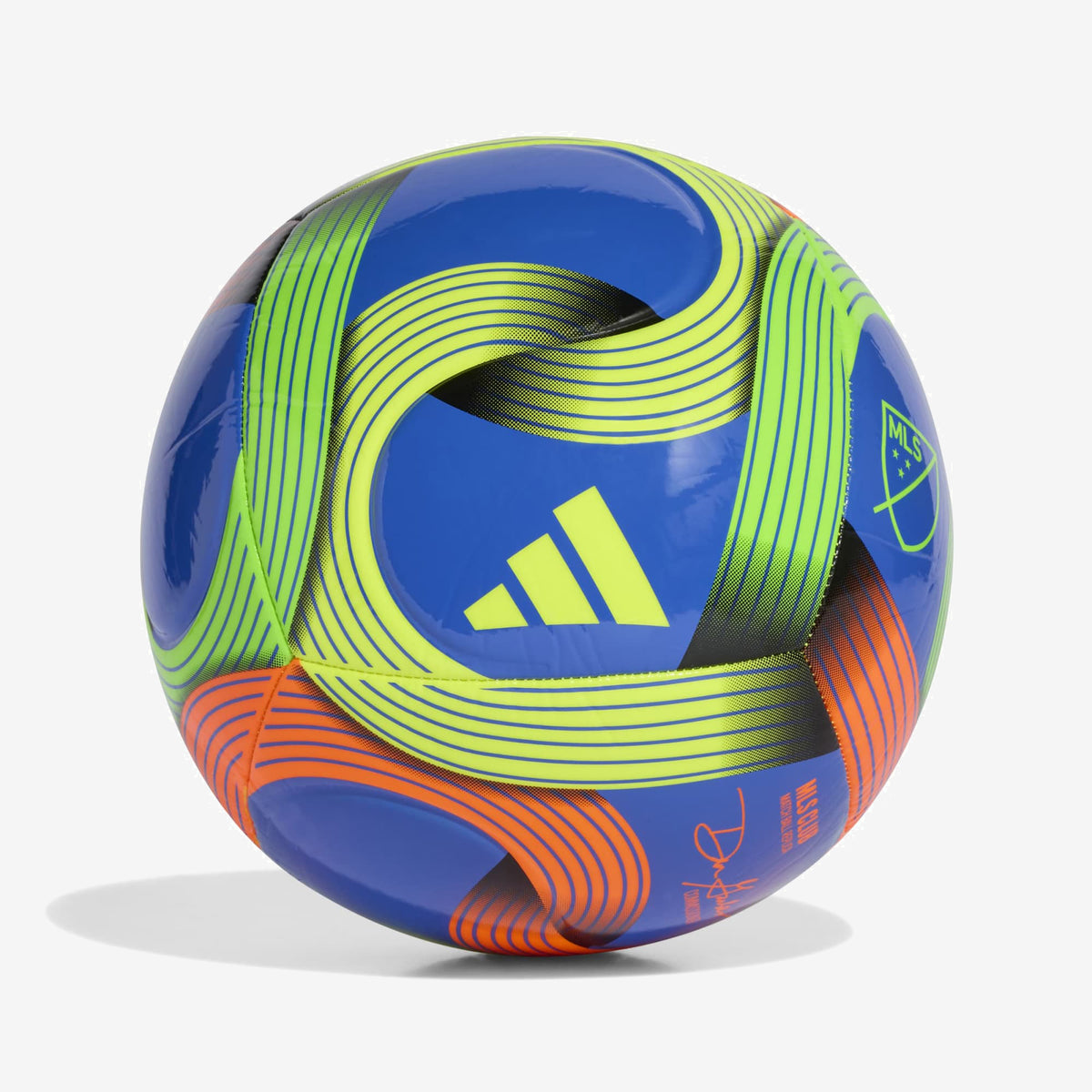 adidas Major League Soccer 26 Club Soccer Ball - Hi-Res Blue / Green / Orange / Yellow