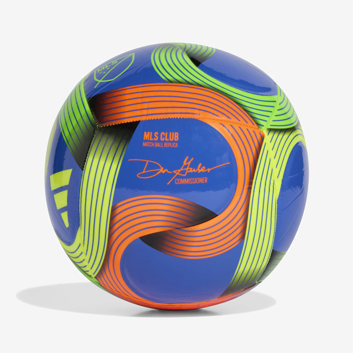adidas Major League Soccer 26 Club Soccer Ball - Hi-Res Blue / Green / Orange / Yellow