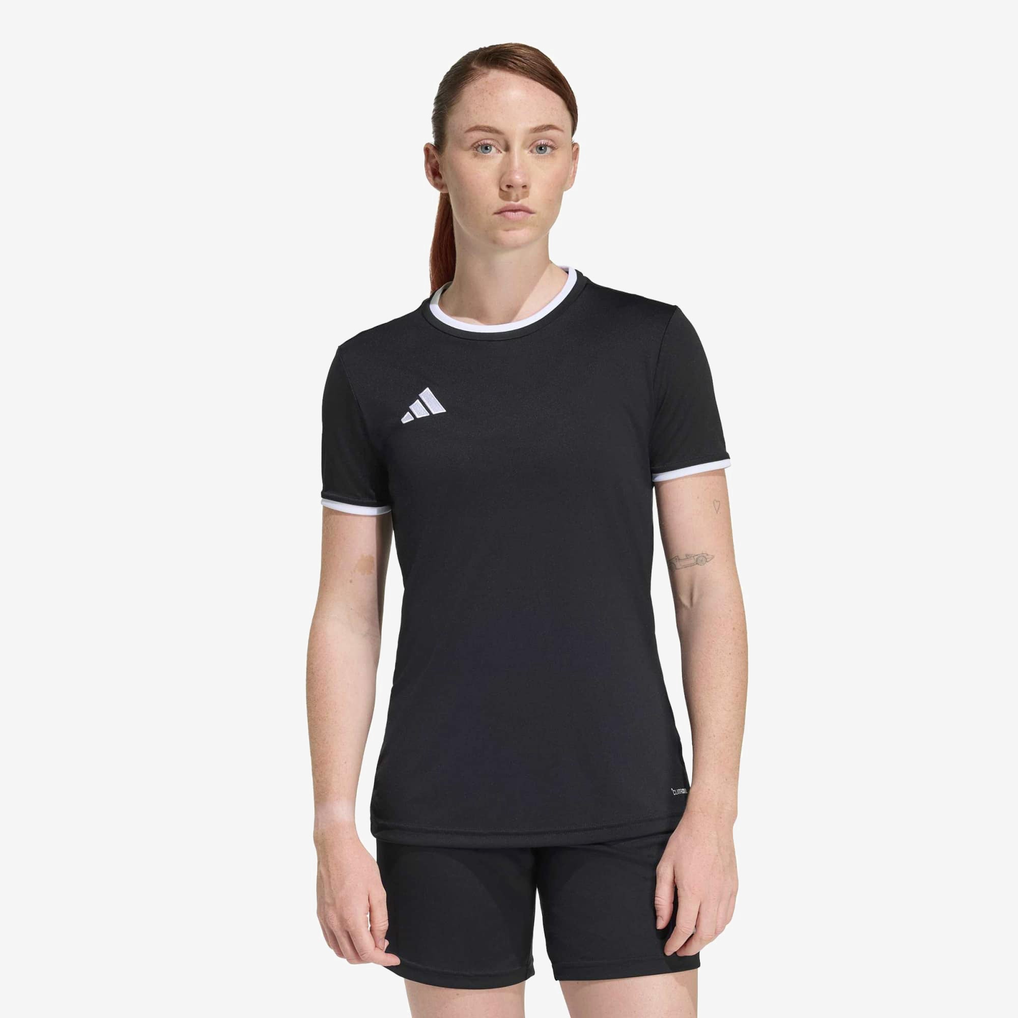 adidas Entrada 26 Women's Soccer Jersey - Black / White