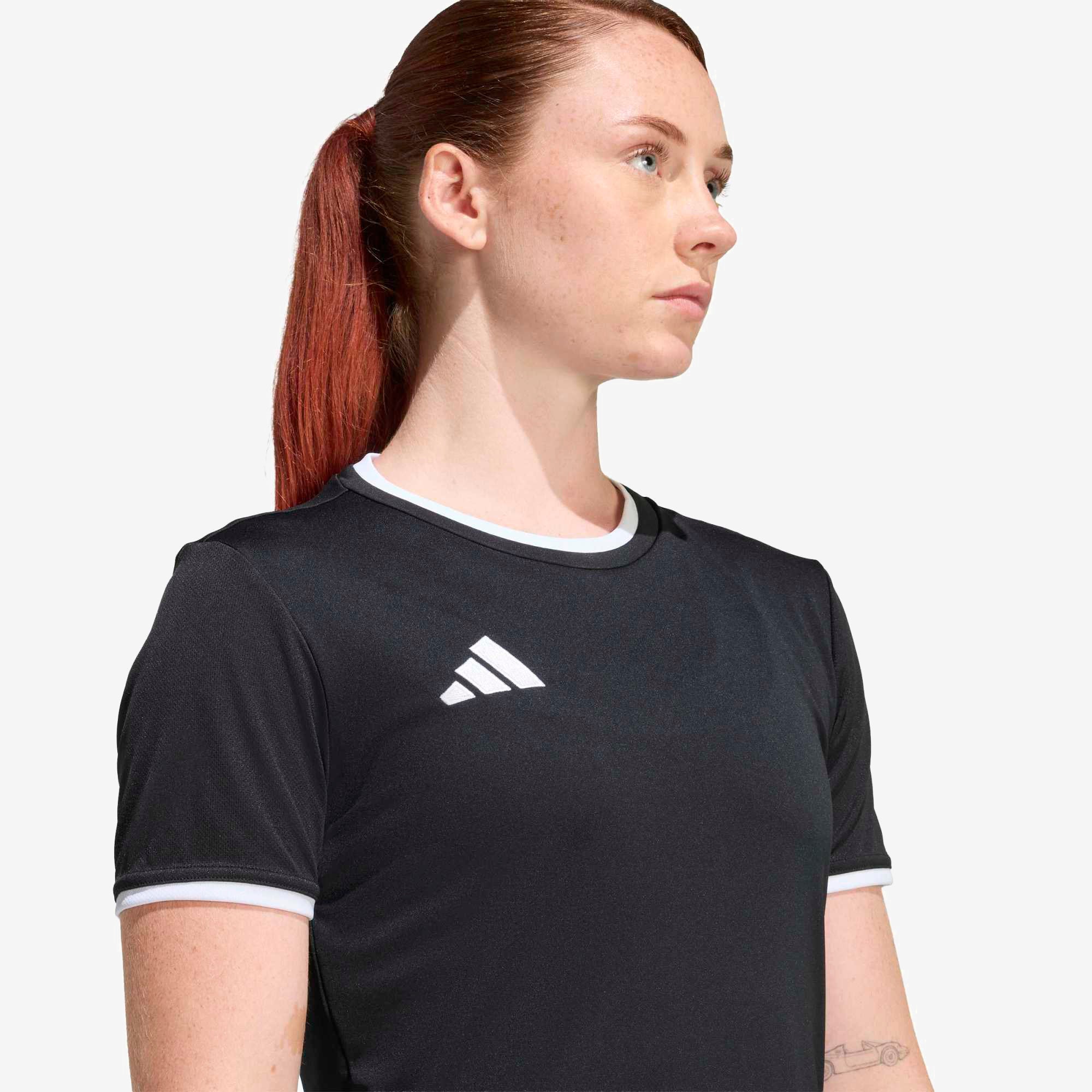 adidas Entrada 26 Women's Soccer Jersey - Black / White